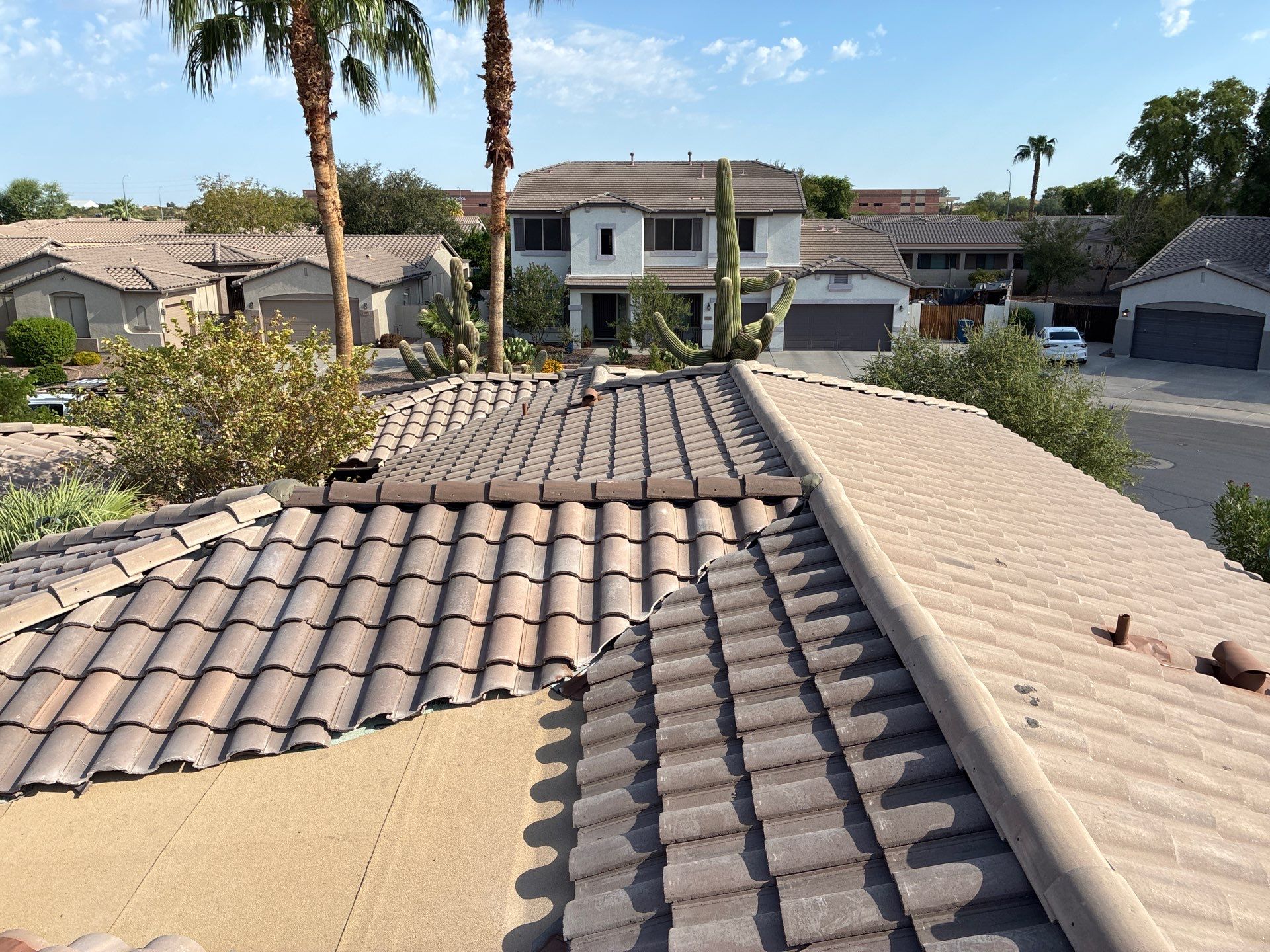 Tile Reset using Concrete Tiles in Chandler AZ by Weather-Tite Roofing