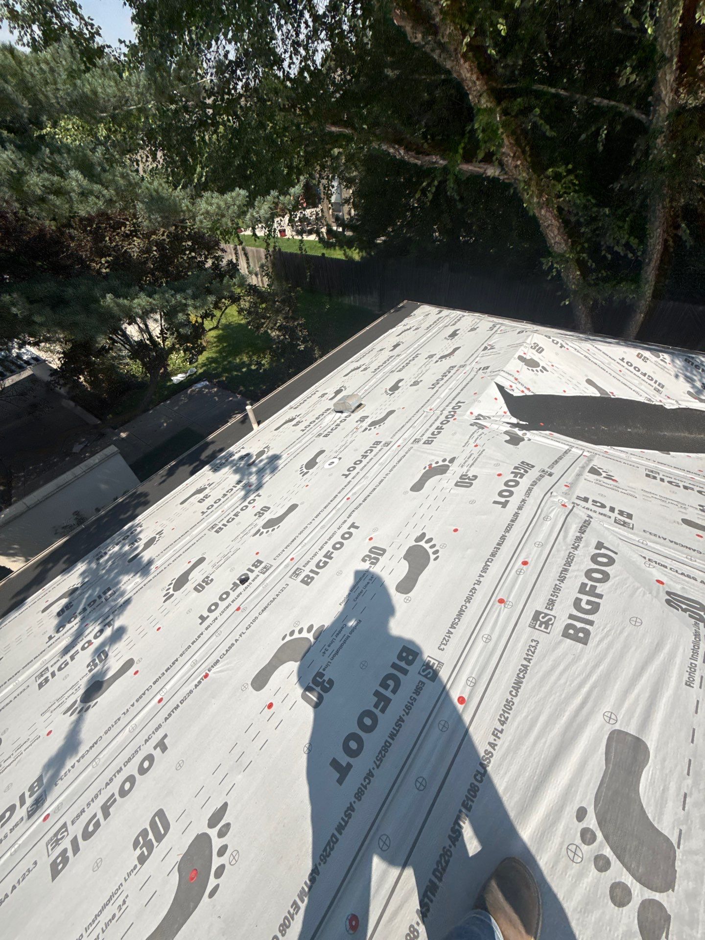 Boise Commercial Roof Replacement with Brown Architectural Shingles by Olive Roofing