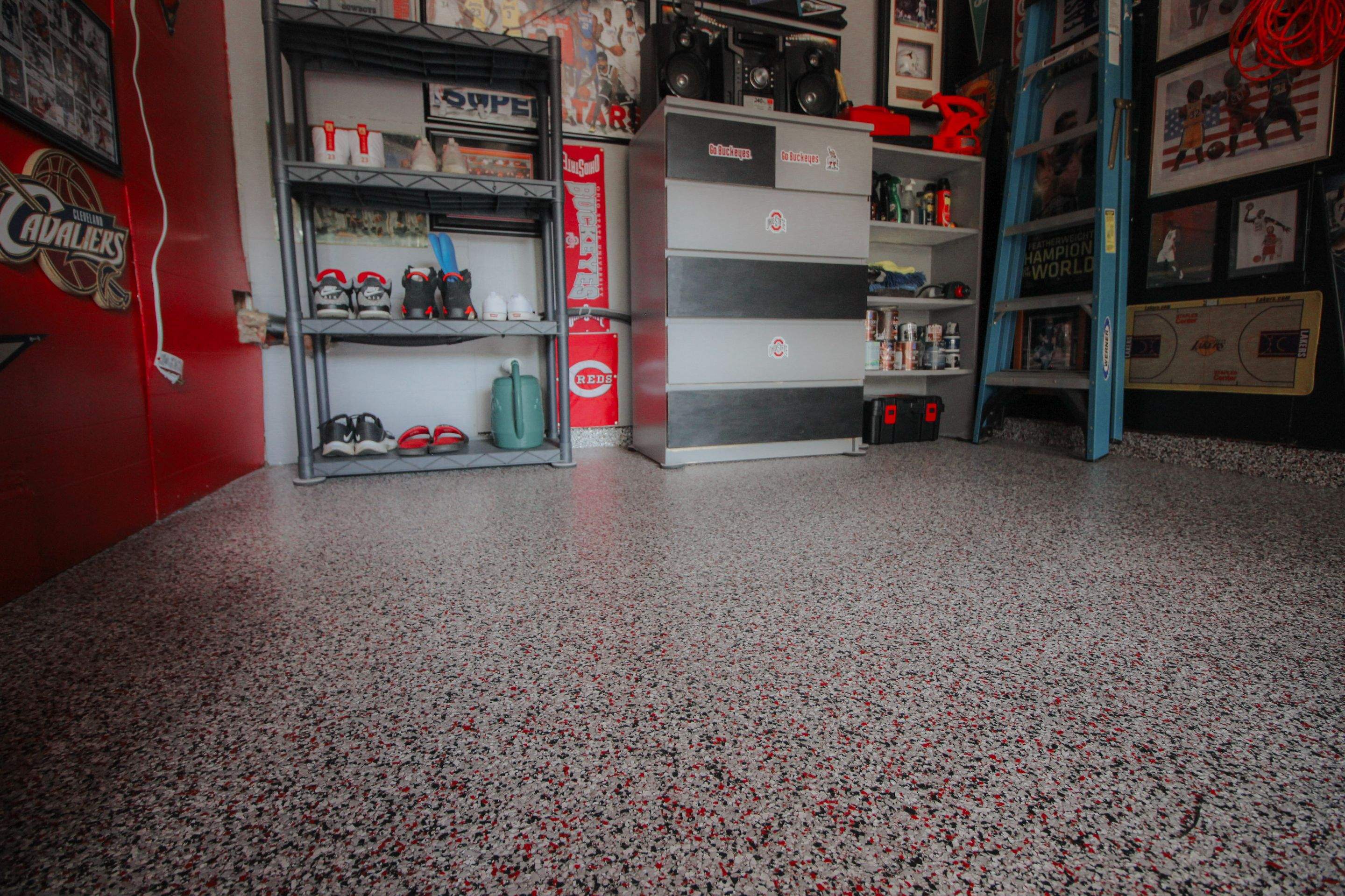 Garage Floor using Buckeye by Your1DayFloor.com
