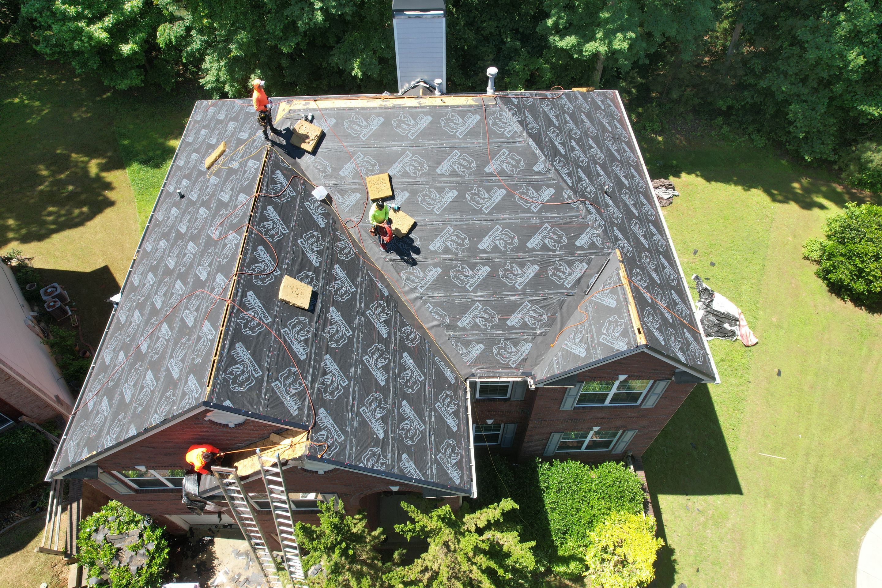 Residential Roof Replacement using Owens Corning Estate Gray by Inspector Roofing and Restoration