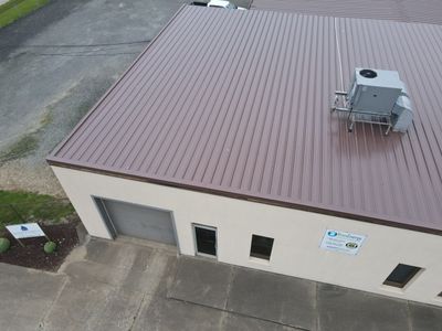 Commercial Roofing Installation using Metal