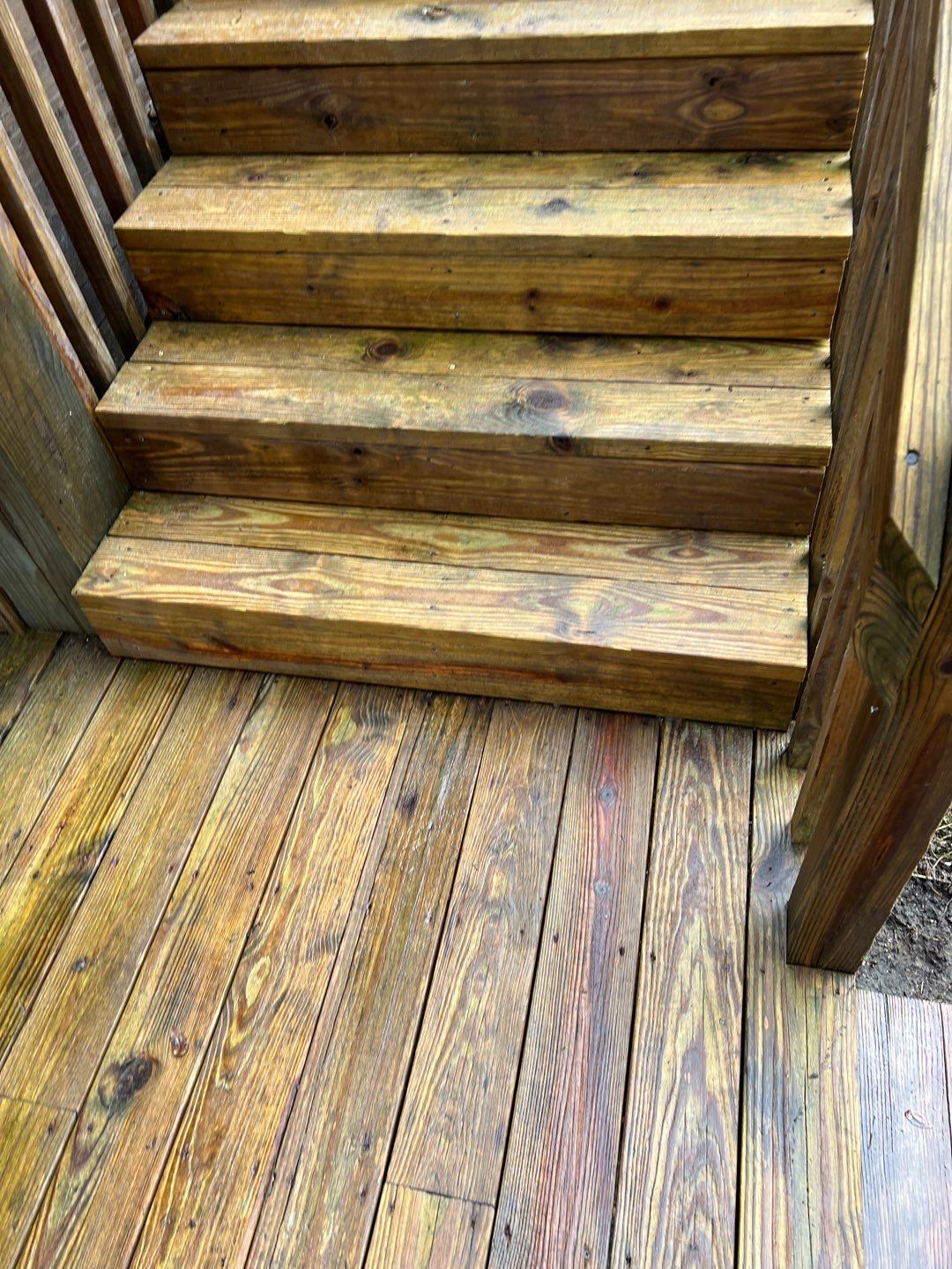 Weathered Deck using Wood Sealant by DuraSeal