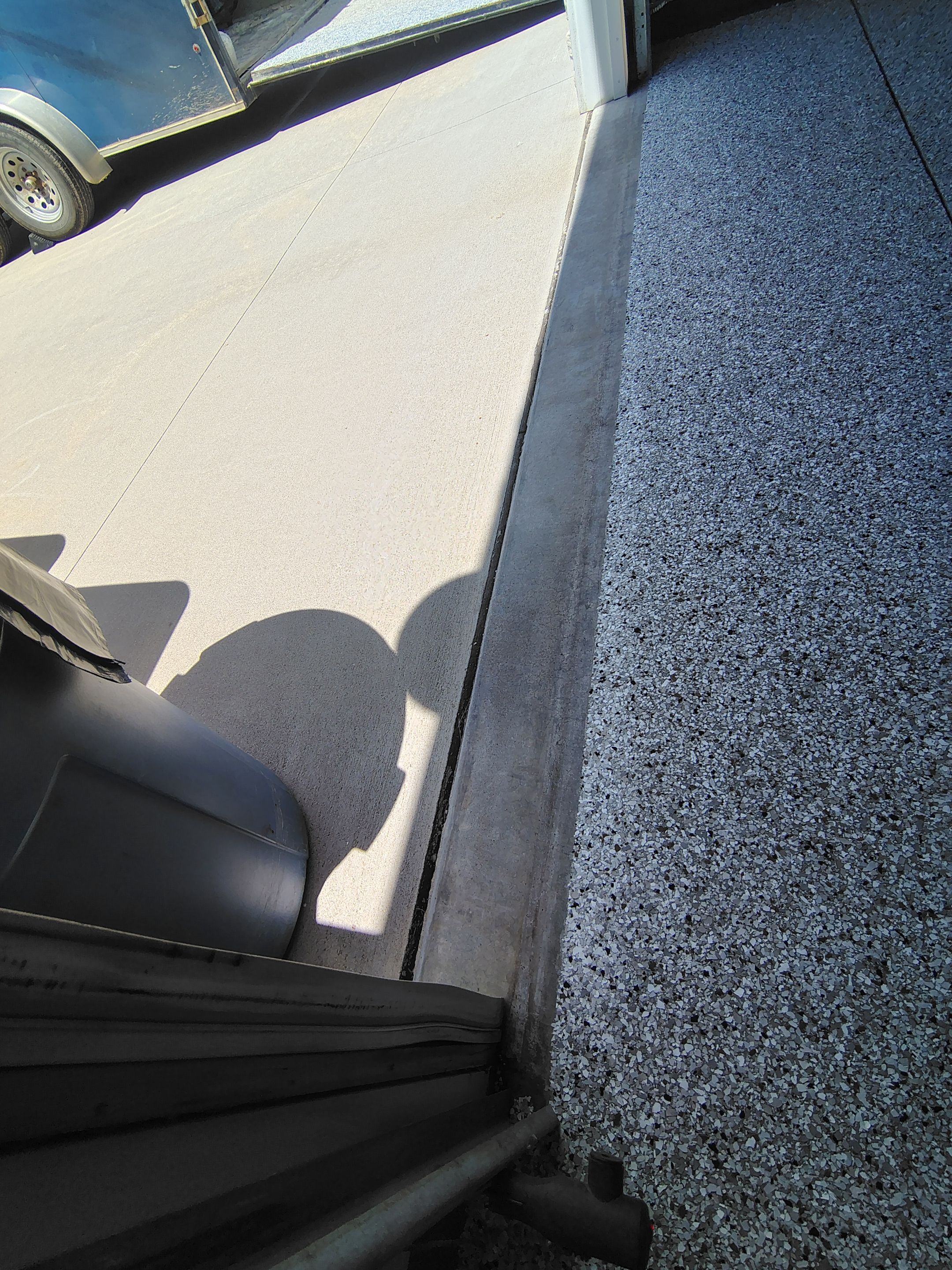 Multi-Car Garage Concrete Coating and Crack Repair in Dell Rapids by Select Painting, Coatings & Garage Cabinets