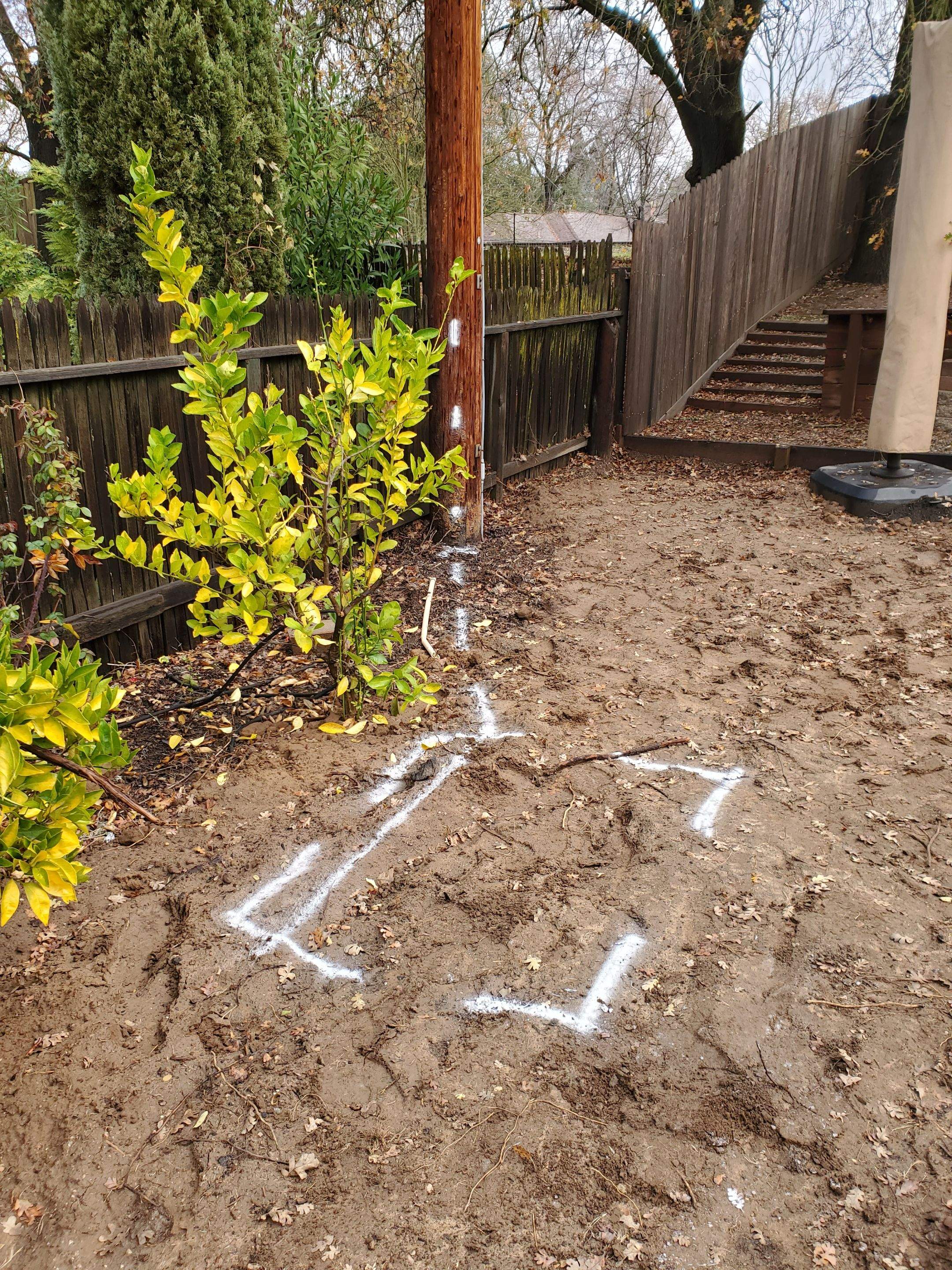 overhead to underground service by Peach Electric Inc