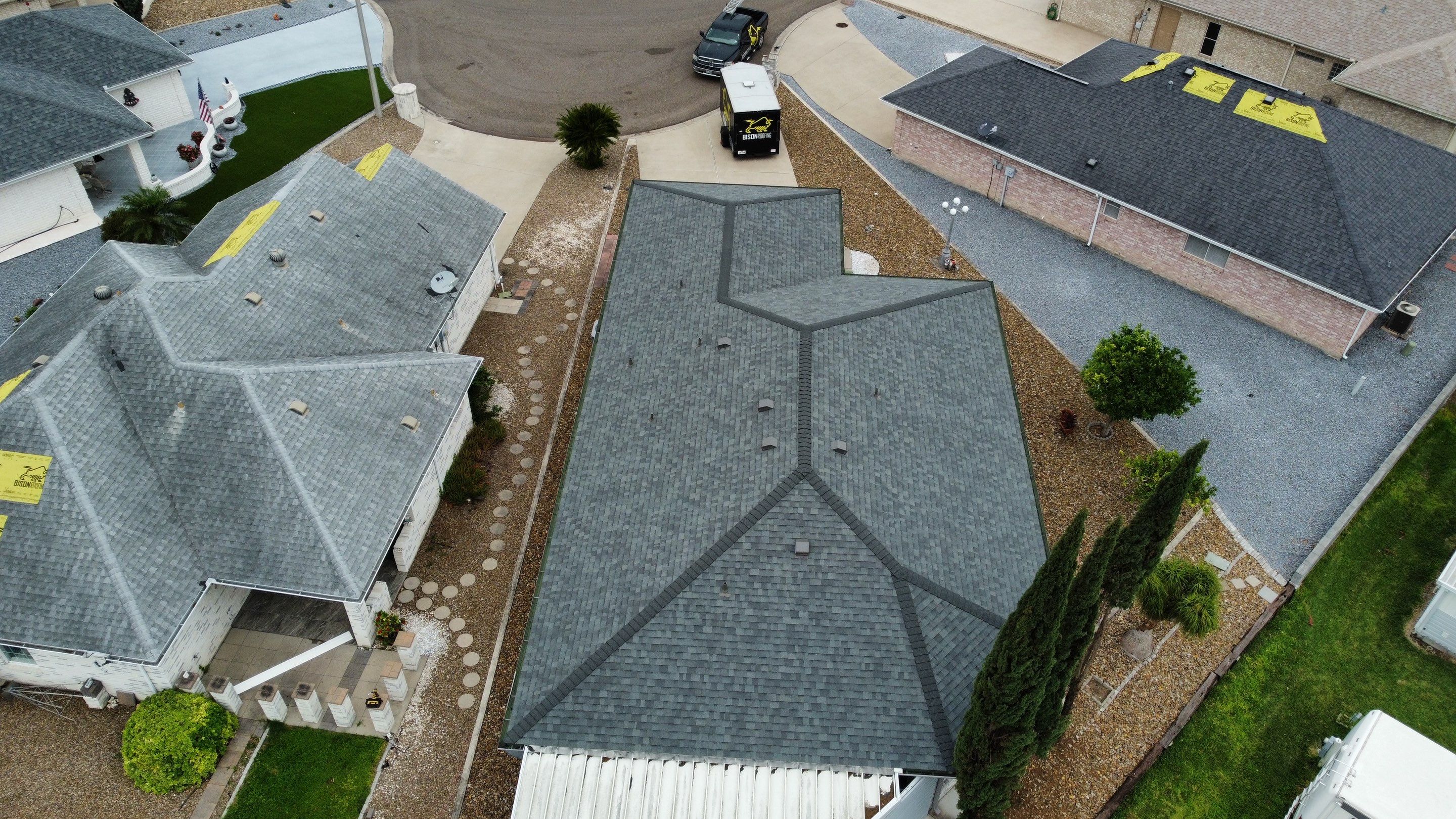 Mission Roof Project  by Bison Roofing  