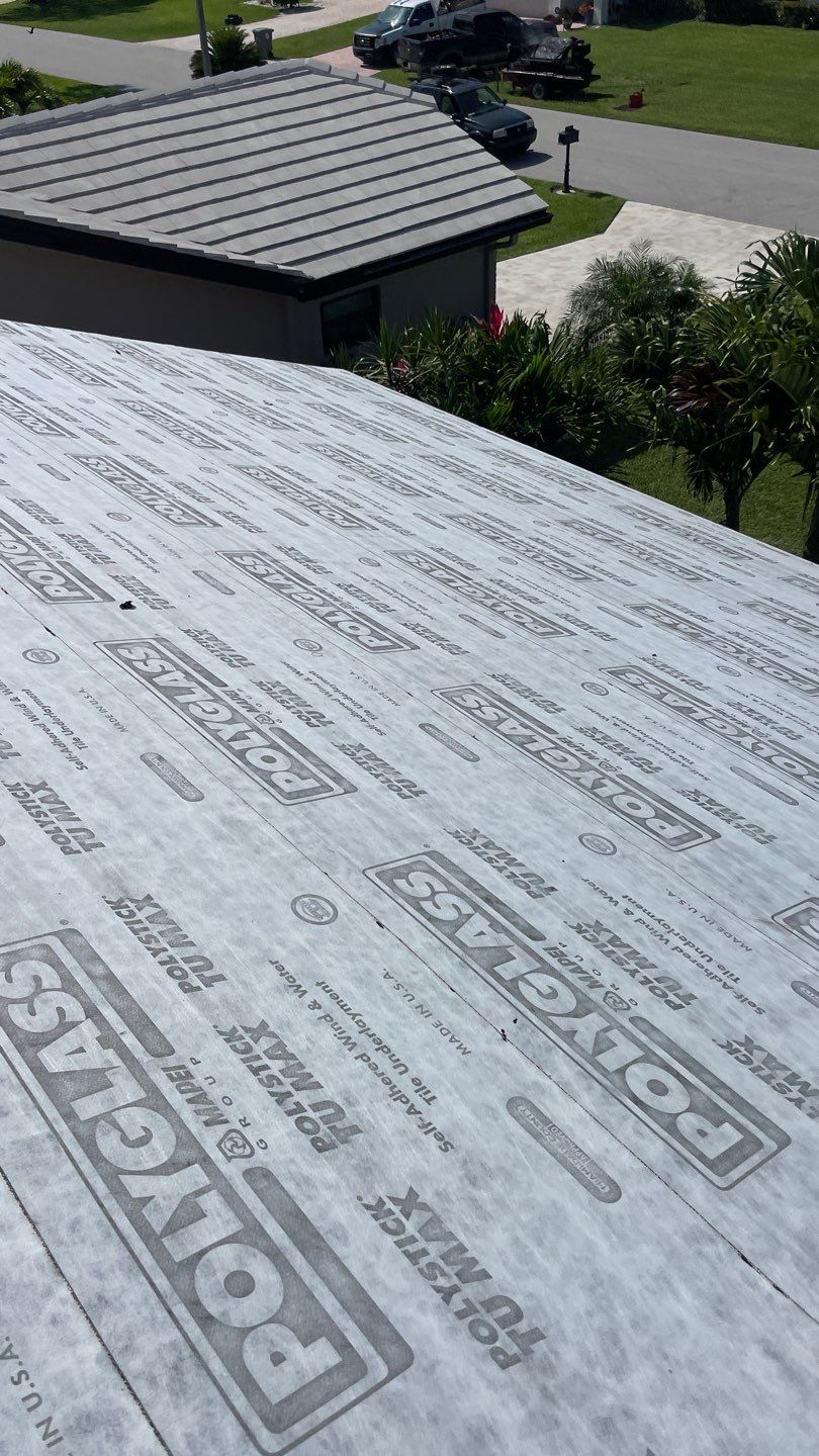 Residential Roofing Installation using Eagle Roofing Tile by BLUES BROTHERS ROOFING