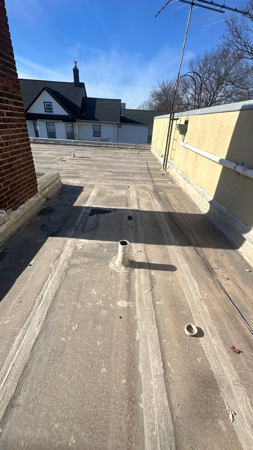 Church Flat Roof Cleaning by Above All Gutters 