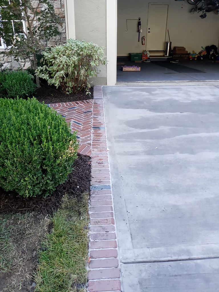 New Driveway and Sidewalk by LAND ESCAPES LLC