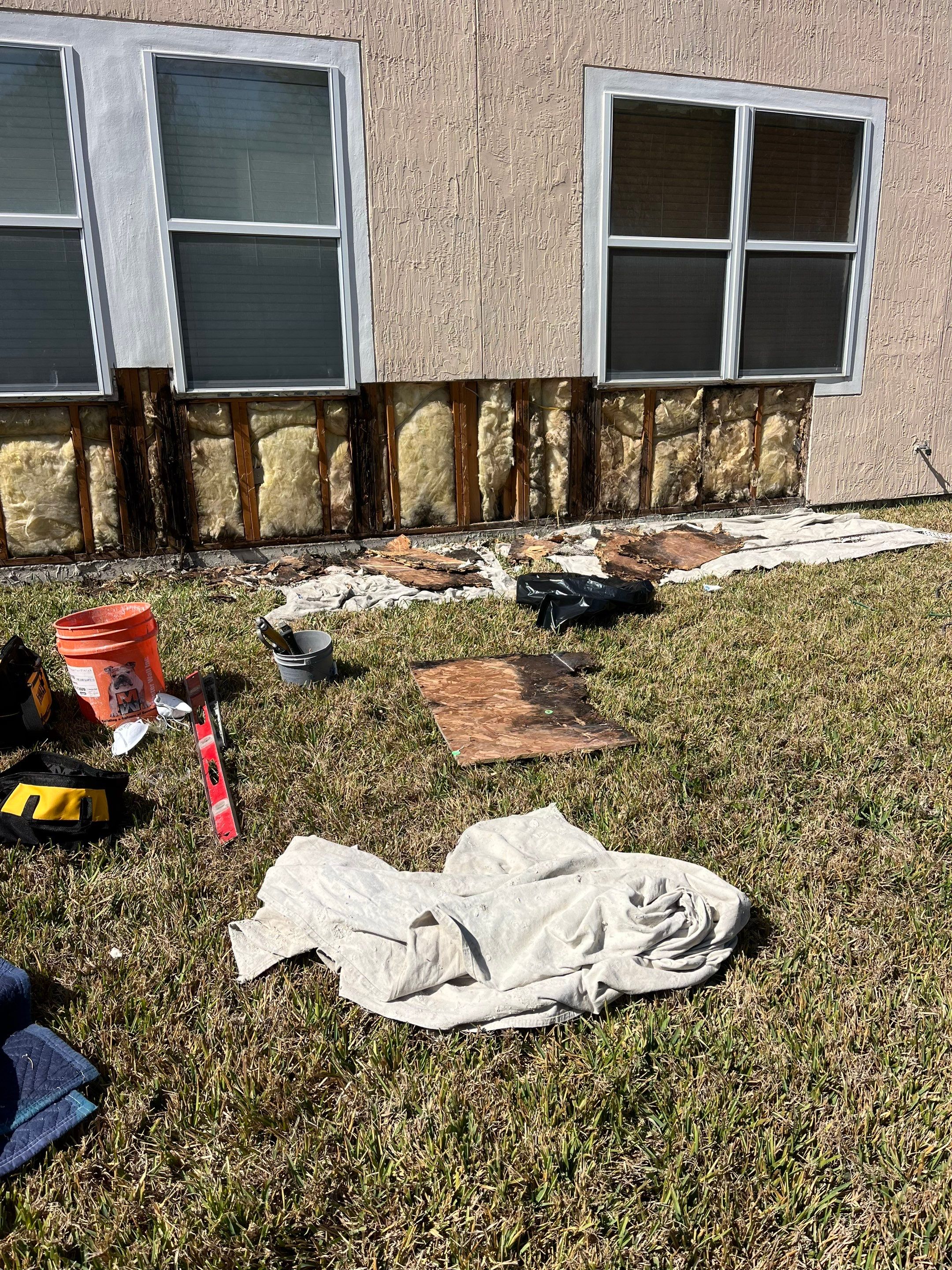 Exterior Stucco Repair, Delamination & House Painting in Jacksonville, FL by A New Leaf Painting, LLC