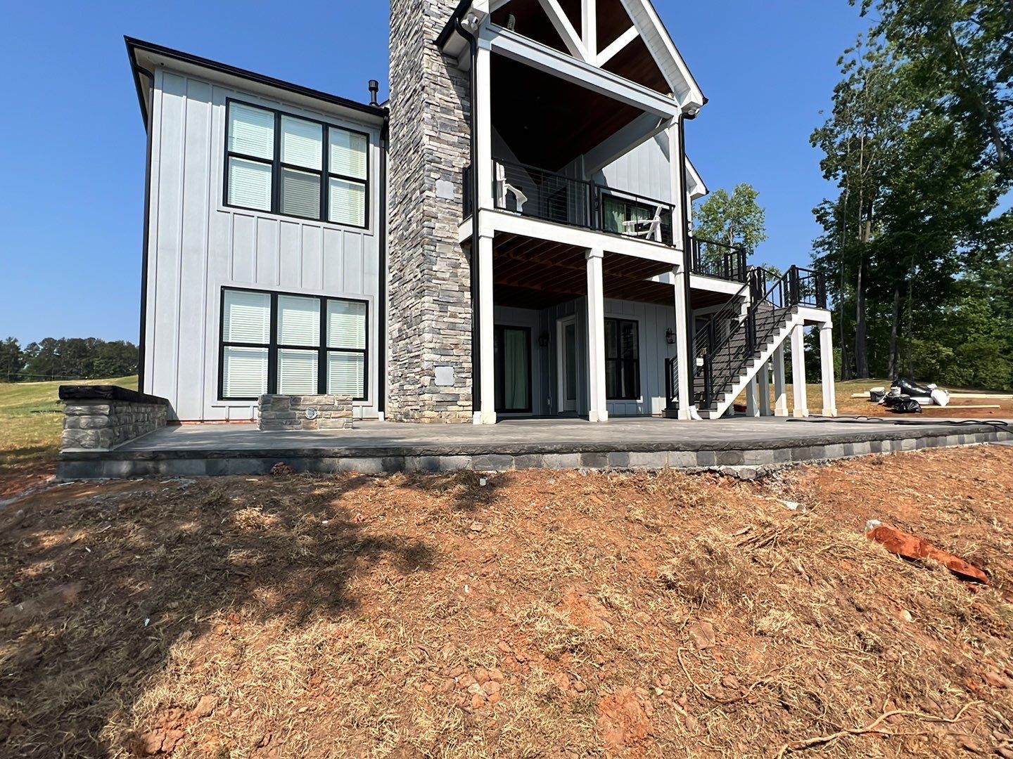 Stamped Concrete Patio by Xtreme Concrete Services