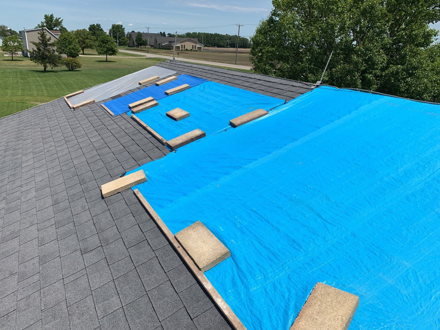 Residential Roofing Installation using Exposed Fastener Metal Roof by 4Ever Metal Roofing