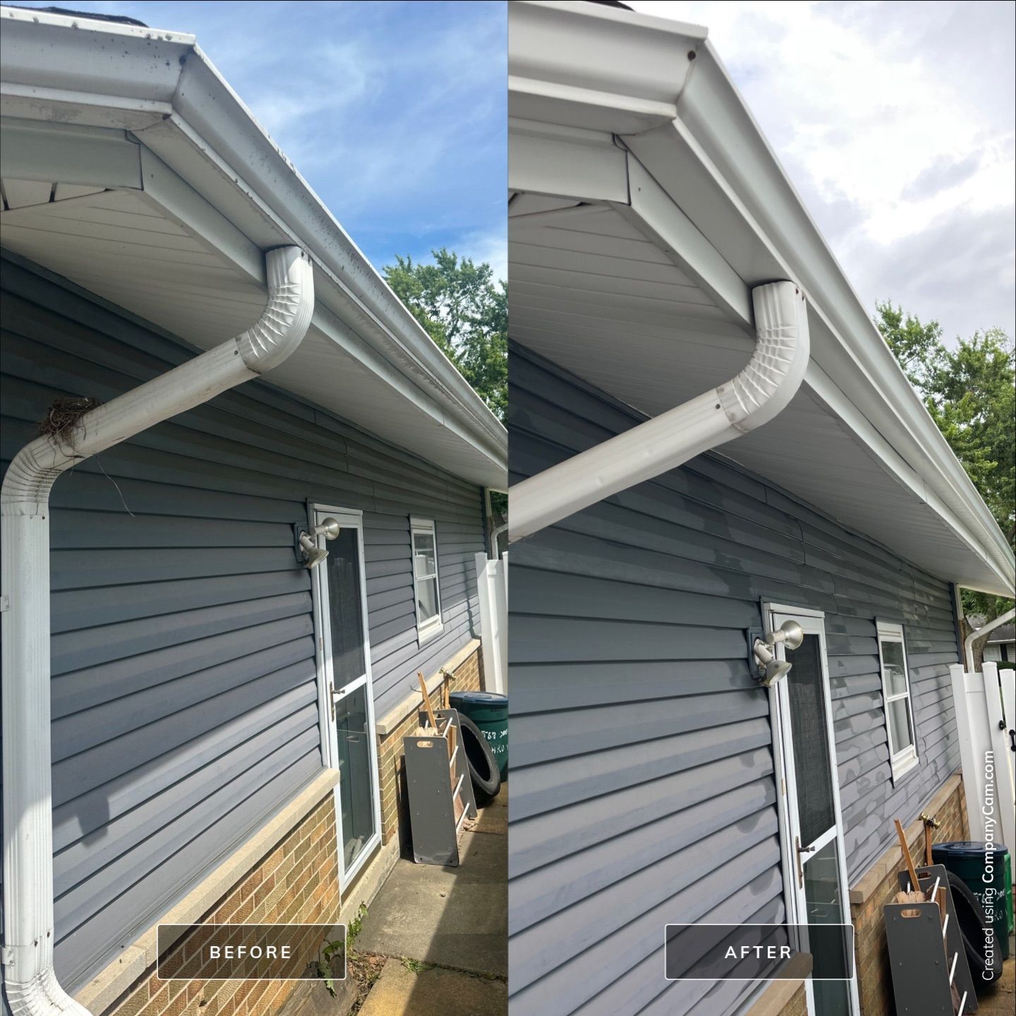 Project in Elk Grove Village by Simmons Power & Soft Washing