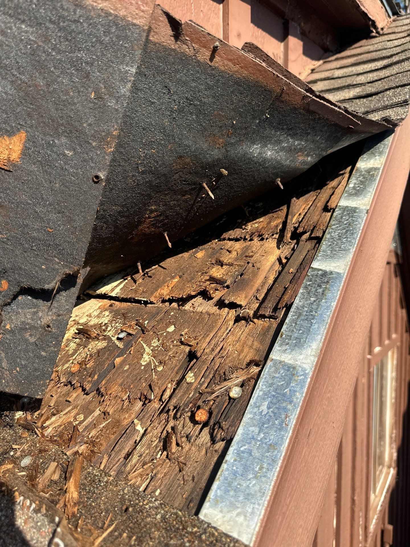 Counter Flashing Install by Associates Roofing Unlimited 