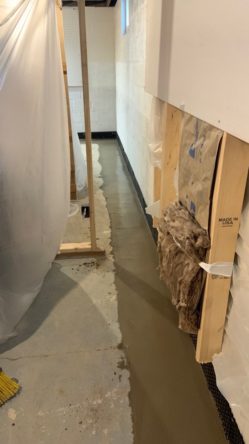 Saving Michael’s Finished Basement by Waterproofing Northeast