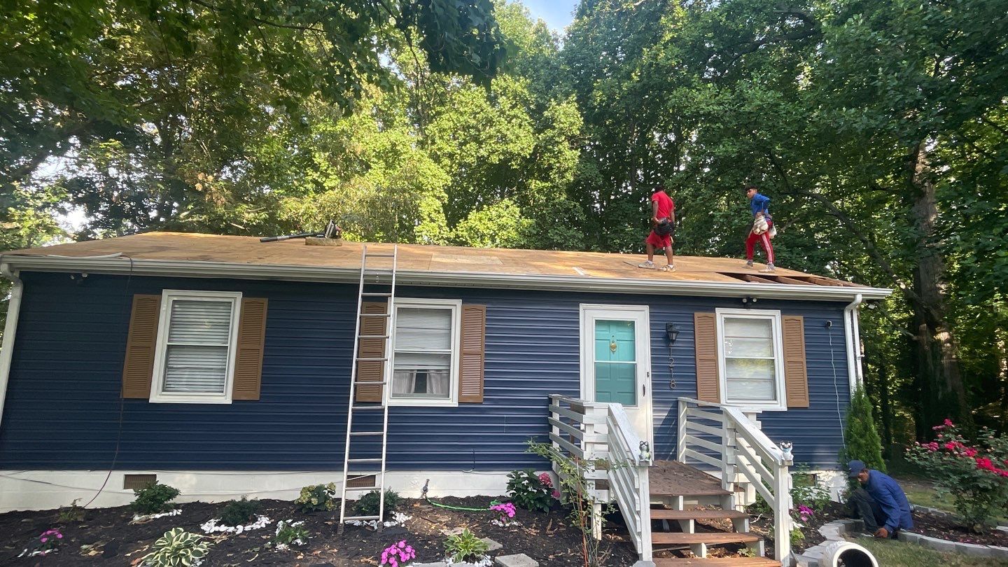 Roof replacement, gutters and interior repair by hail damage by Just Brilliant Restoration JBR
