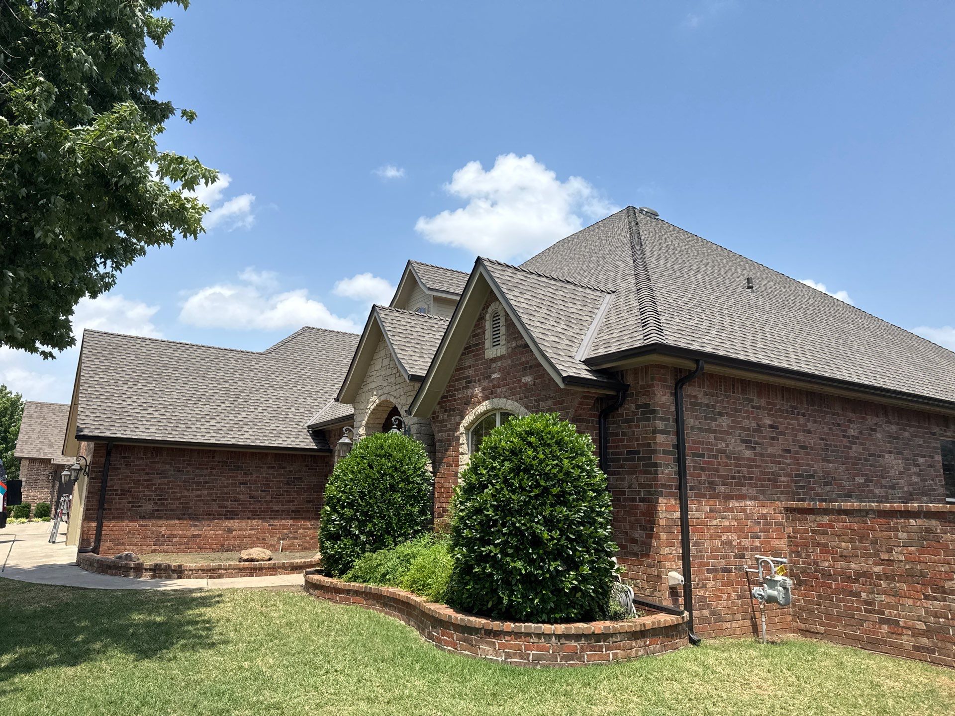 GAF Timberline UHDZ Full Storm Restoration - Exterior Paint & Interior Repair - Oklahoma City, OK by 5Coat Roofing & Construction