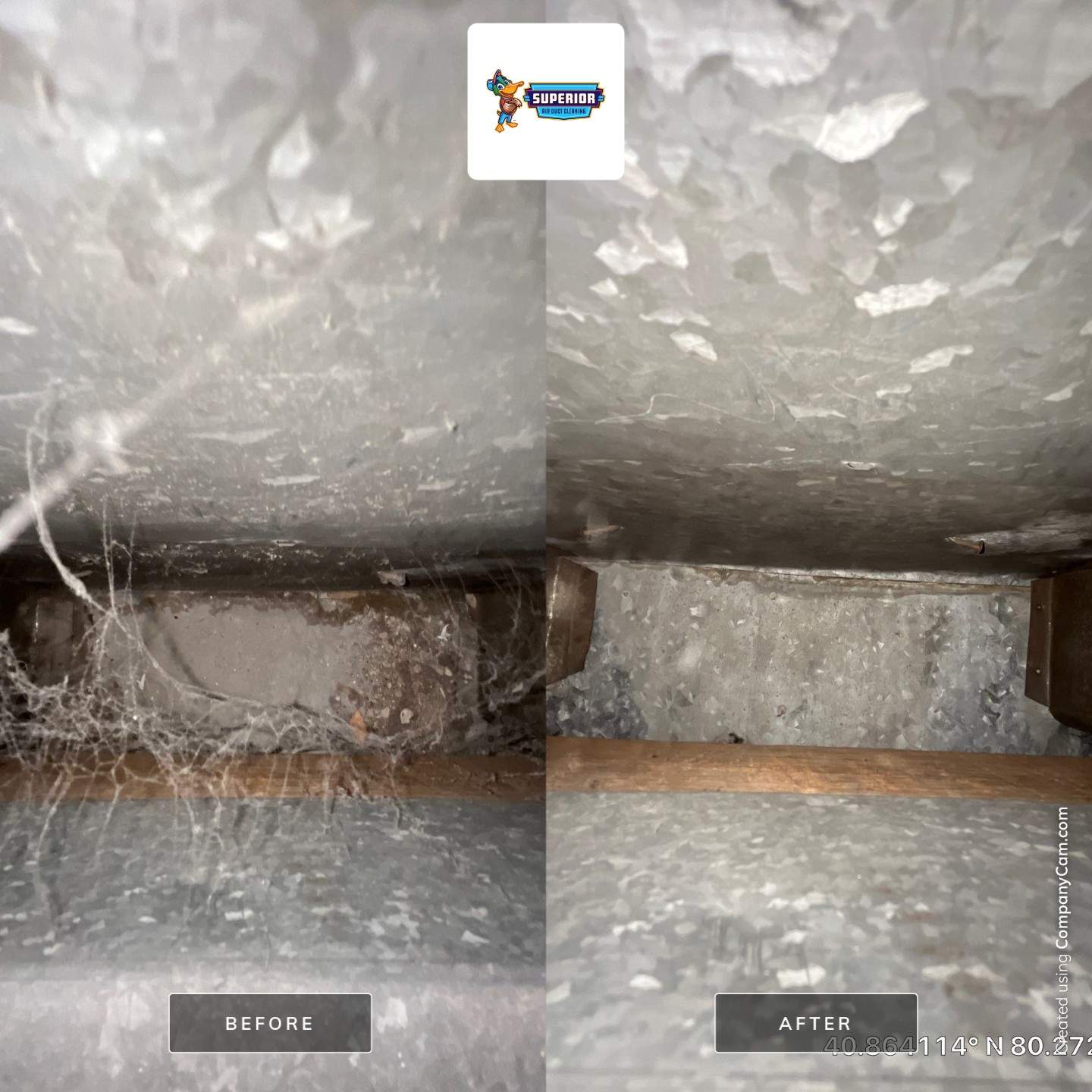 Air Duct Cleaning With a Vacuum Truck in Ellwood City, PA by Superior Air Duct Cleaning