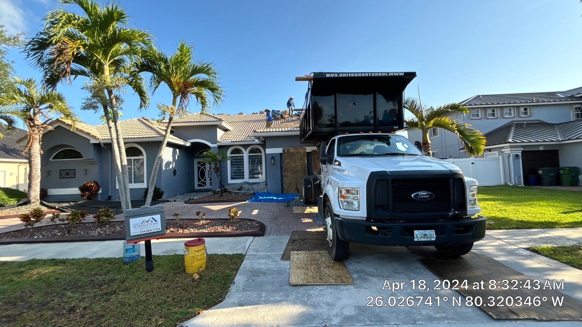Roof Replacement from Tiles to Metal by Earl W. Johnston Roofing