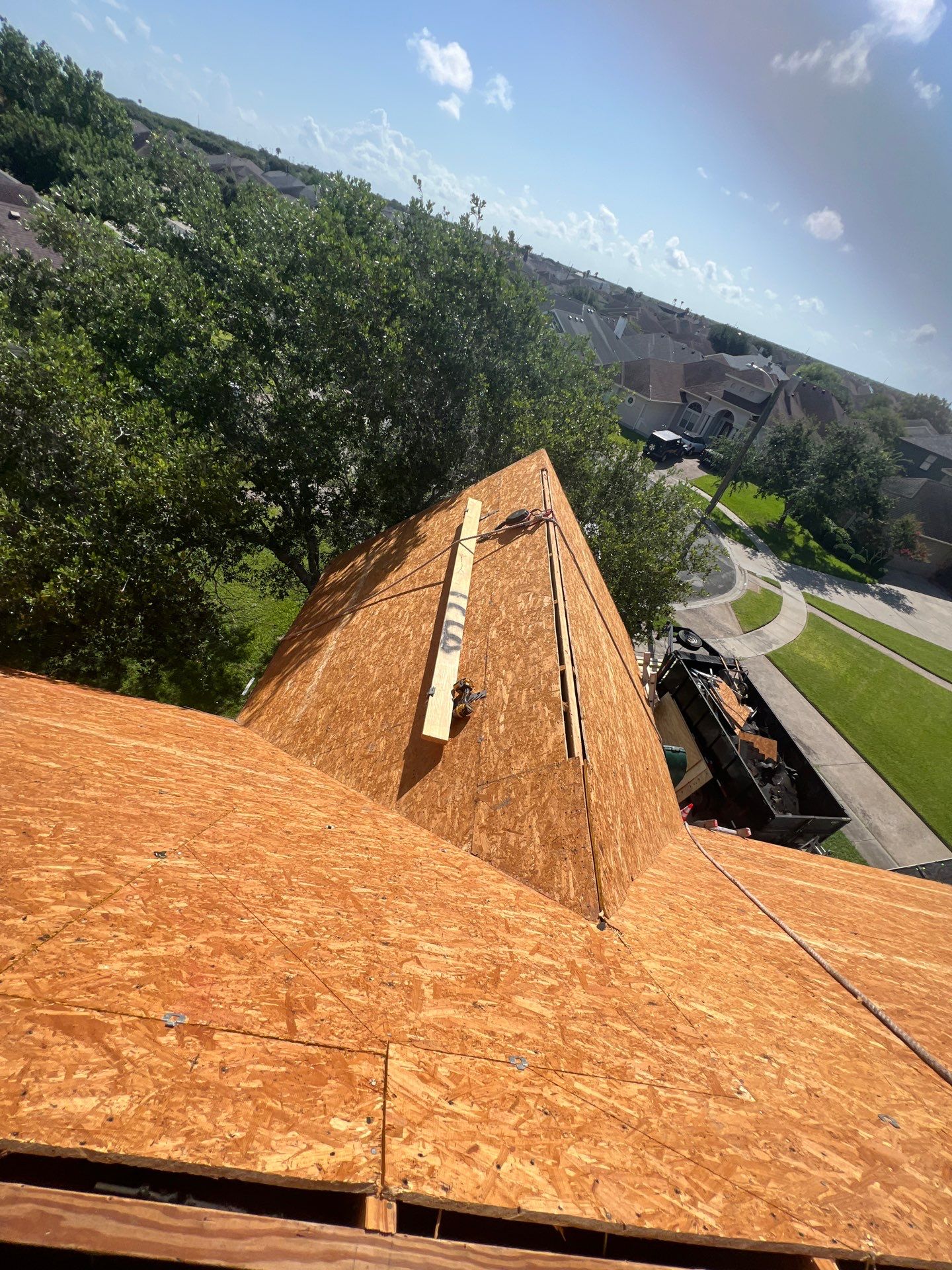 Steep and High...Let's get It! by Bayfront Roofing and Construction