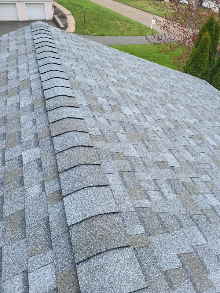 Residential Roofing Installation using Residential Roofing Installation using Owens Corning TruDefinition Duration - Quarry Gray & Sterling Gray Mainstreet siding by A Plus Exterior