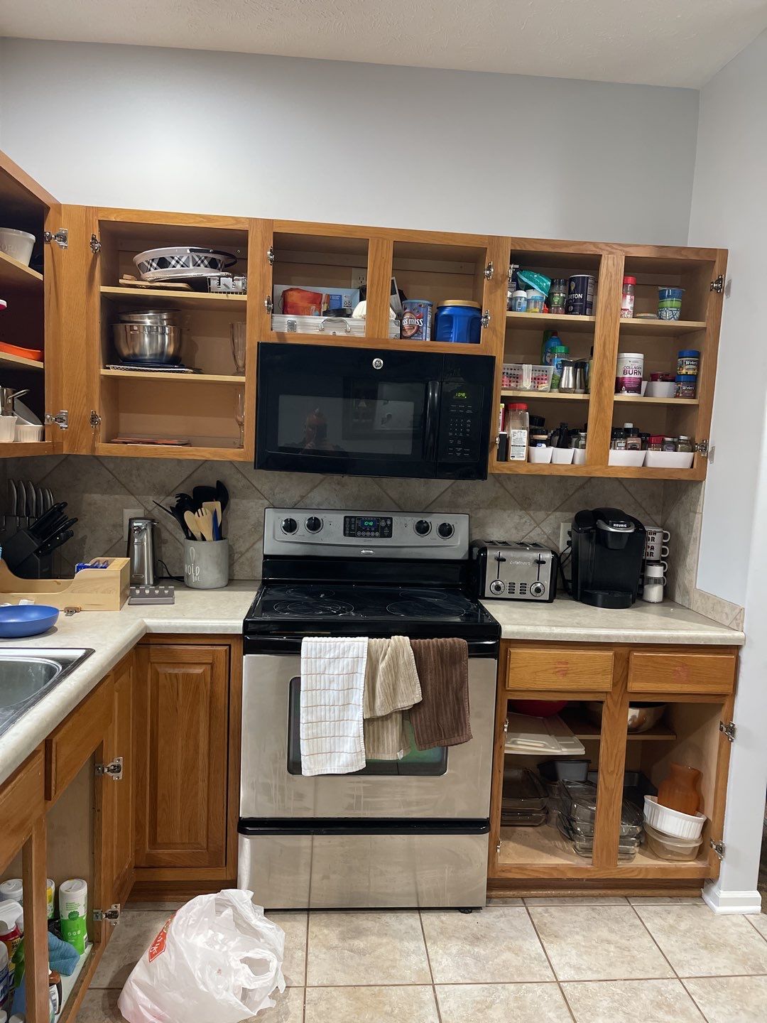 Kitchen Remodel using Sherwin Williams paint by Lightning Exteriors