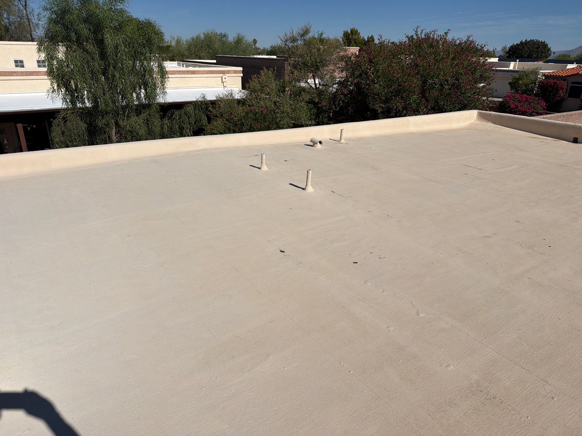 Tucson Residential Roof Restoration with Tile and Elastomeric Coating by West Coast Roofing AZ