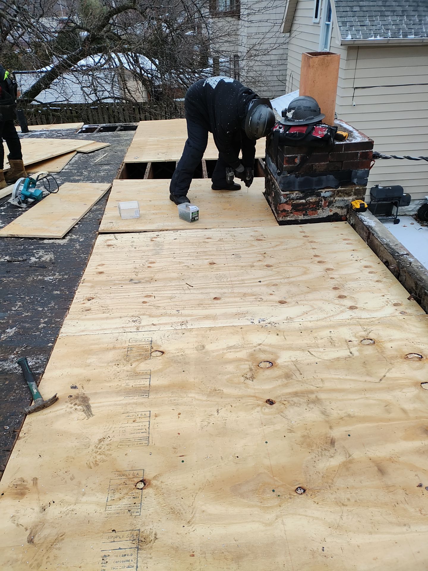 Commercial Roofing using TPO by Absolute Roofing and Construction