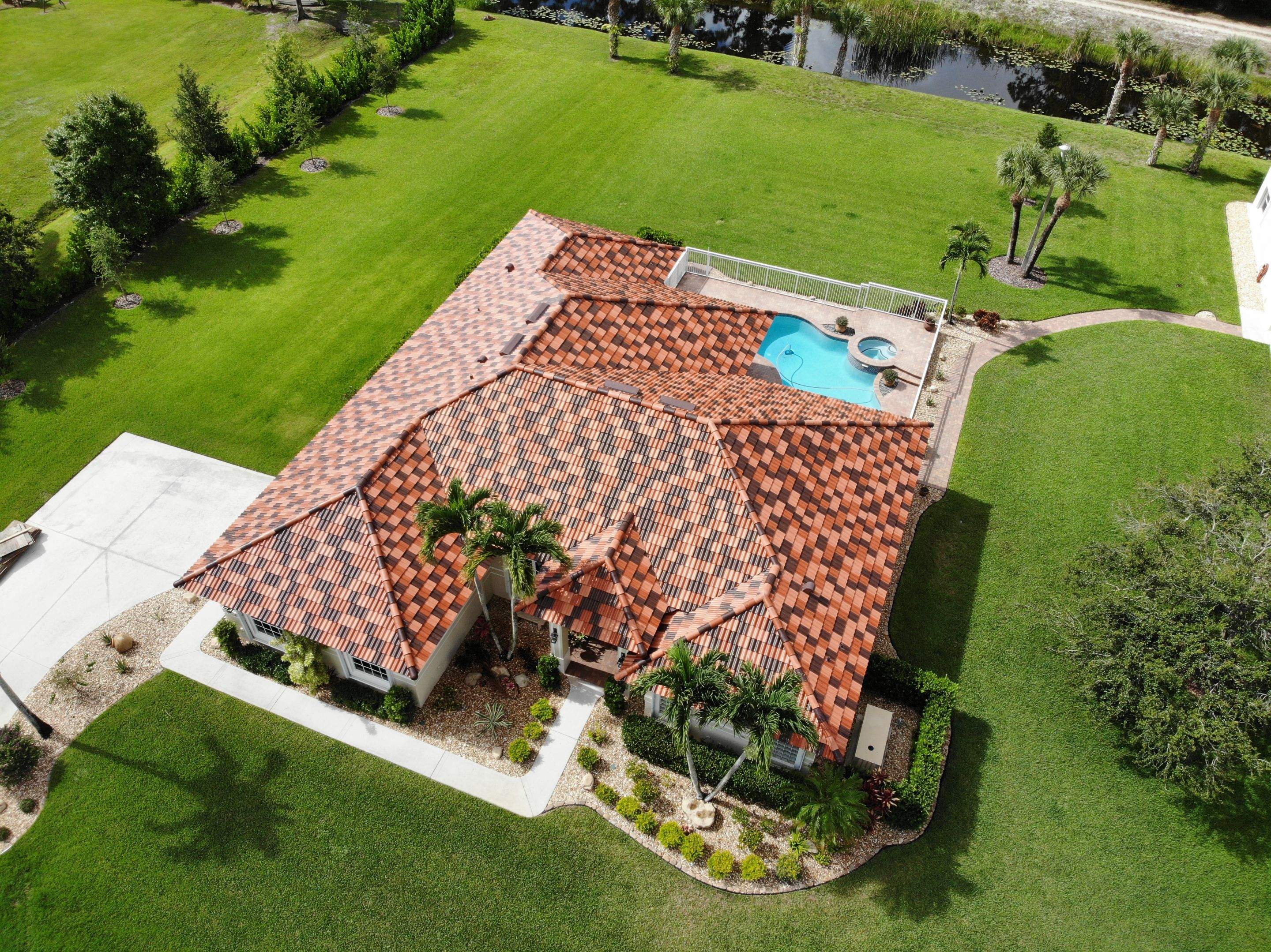 Residential Roofing Installation using Brava Spanish Tile in West Palm Beach by International Roofing