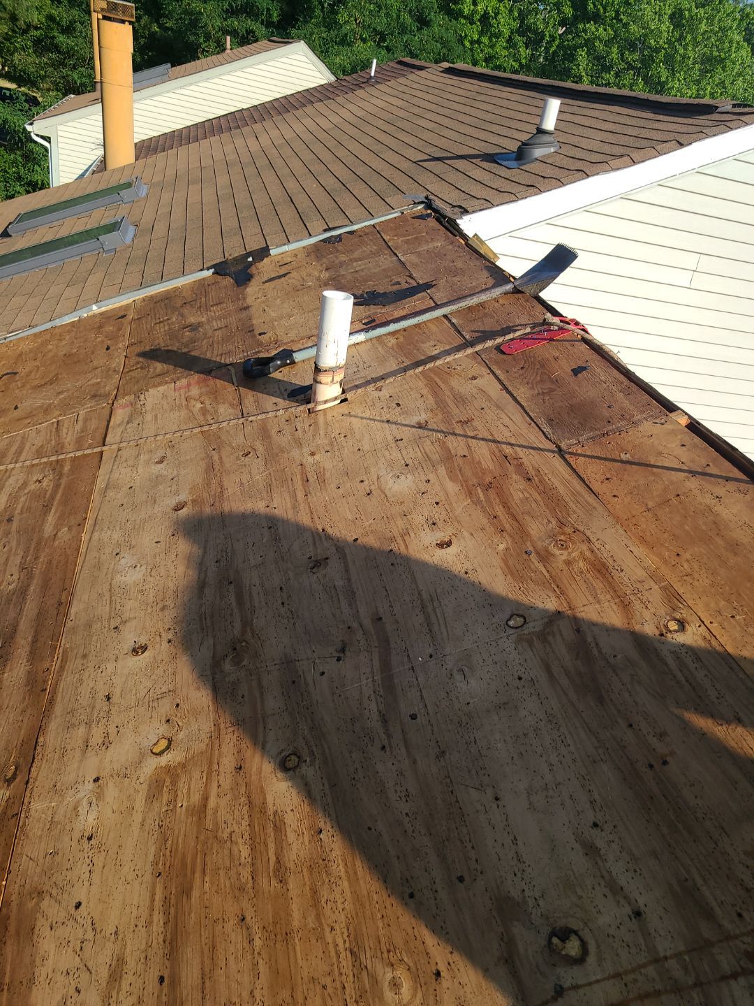 Montclair: Roof Installation with CertainTeed Landmark Designer Shingles in Burnt Sienna by RM Banning, Inc.