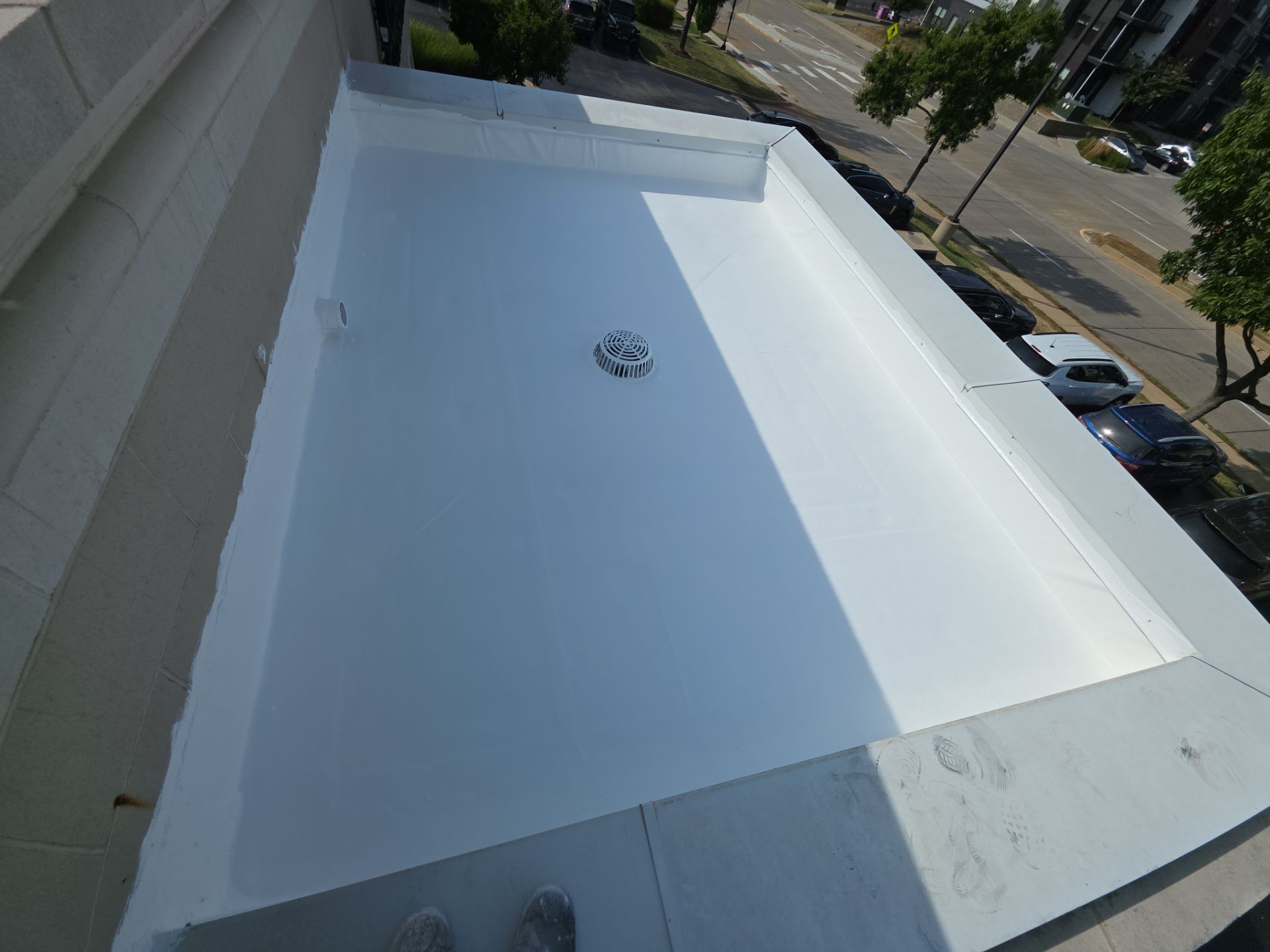 Commercial Roofing Install - SPF Foam & Coatings Restoration & EPDM System - Color White  by Titan Commercial & Residential Roofing 