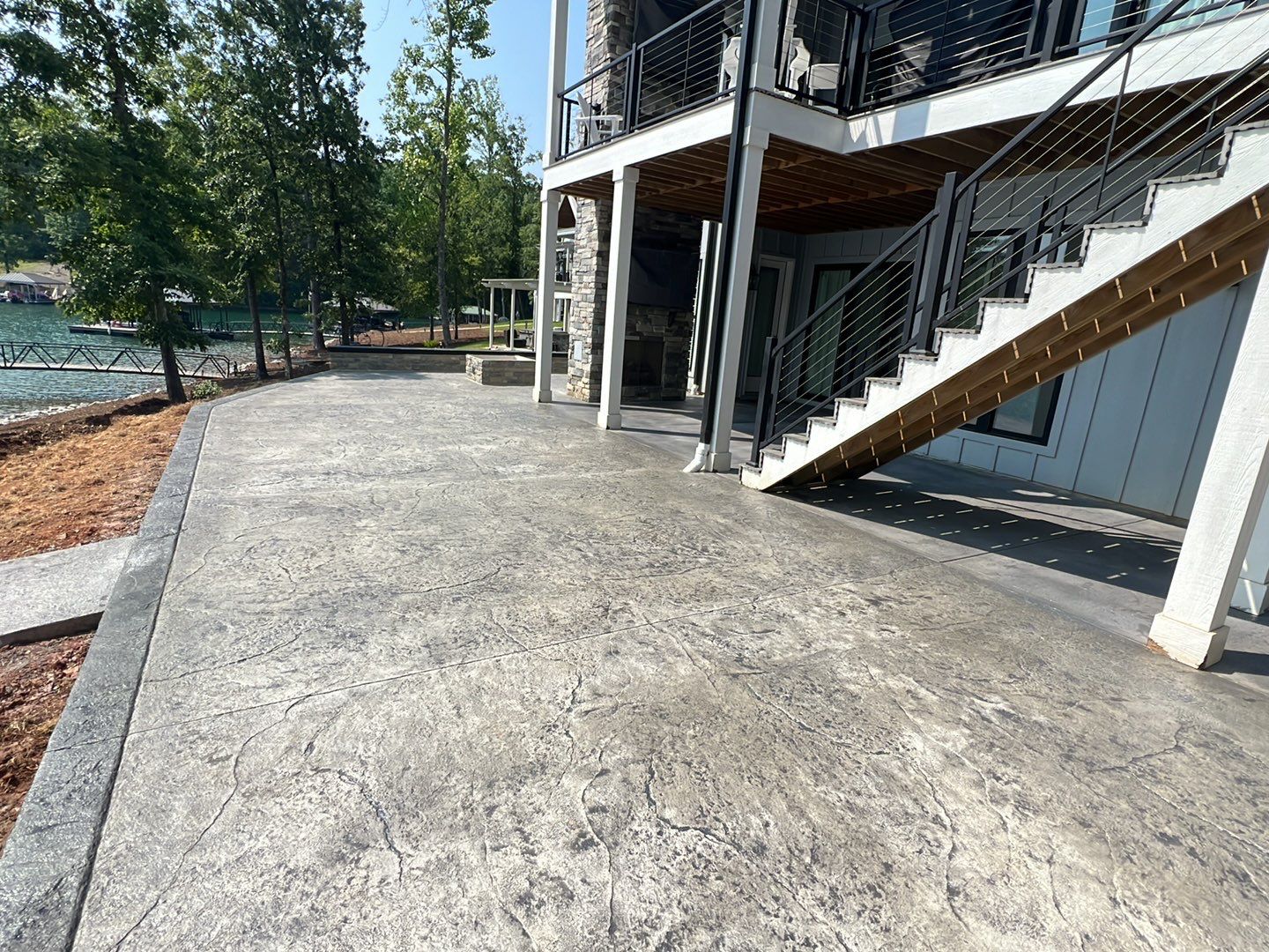 Stamped Concrete Patio by Xtreme Concrete Services