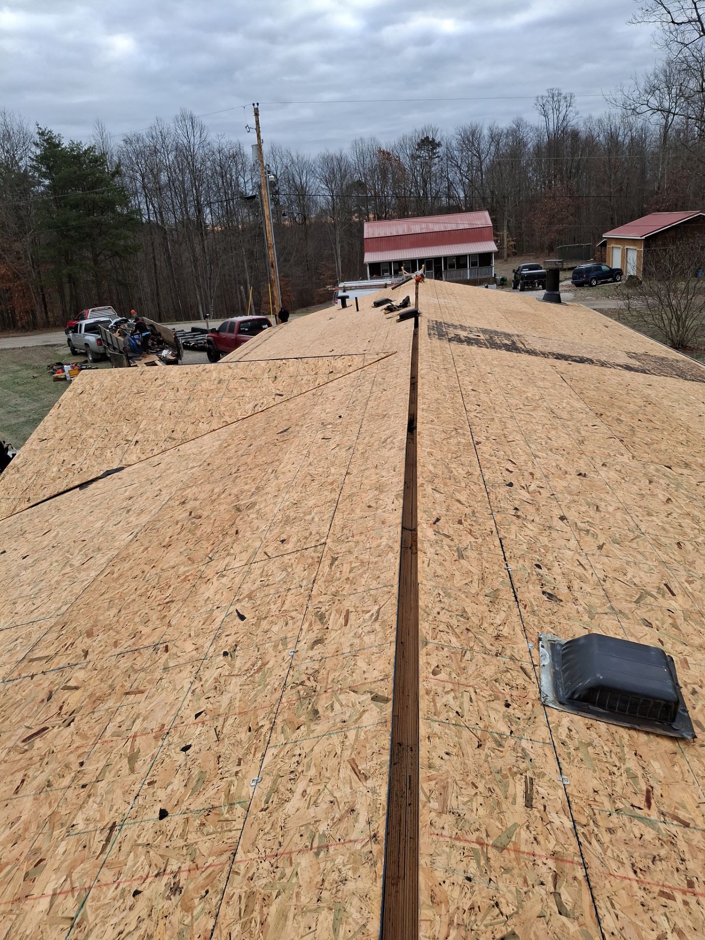 Residential Roofing Installation using Metal by Rainstoppers Roofing