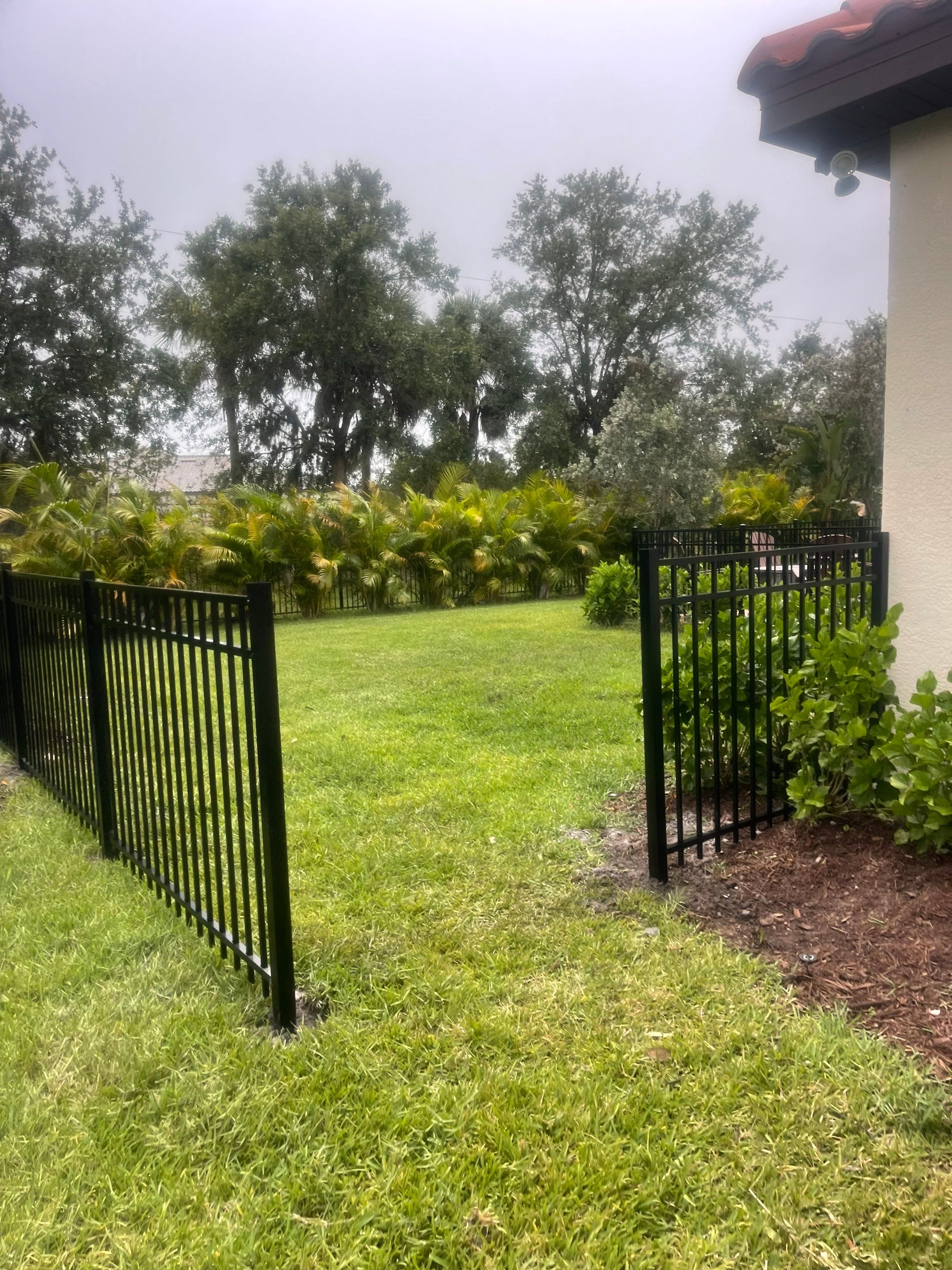 Bradenton, FL 4ft. Tall 3-Rail Black Aluminum Fence by Asap fence and gates, LLC