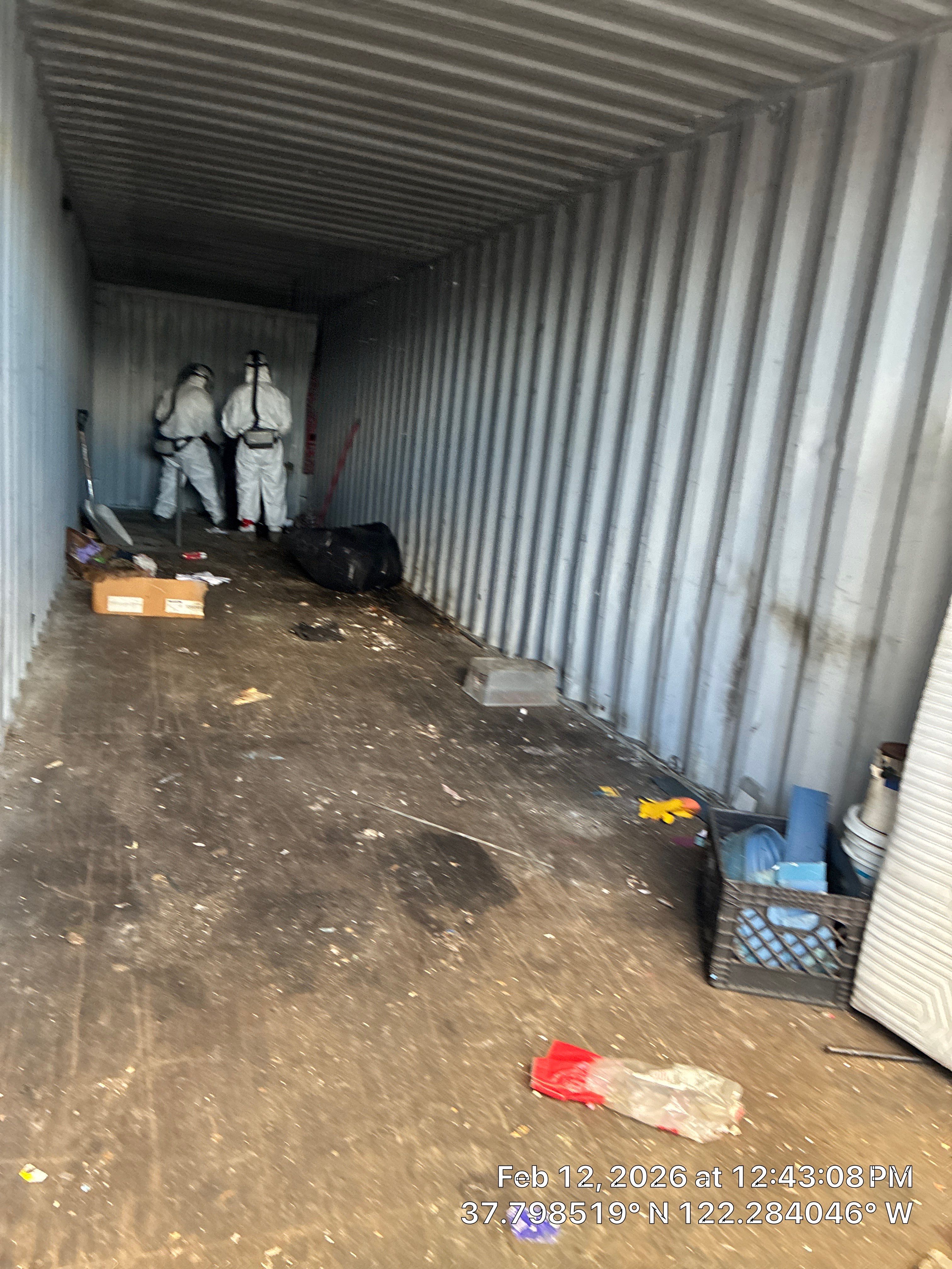 Project in Oakland by 911 Hazmat Cleanup 