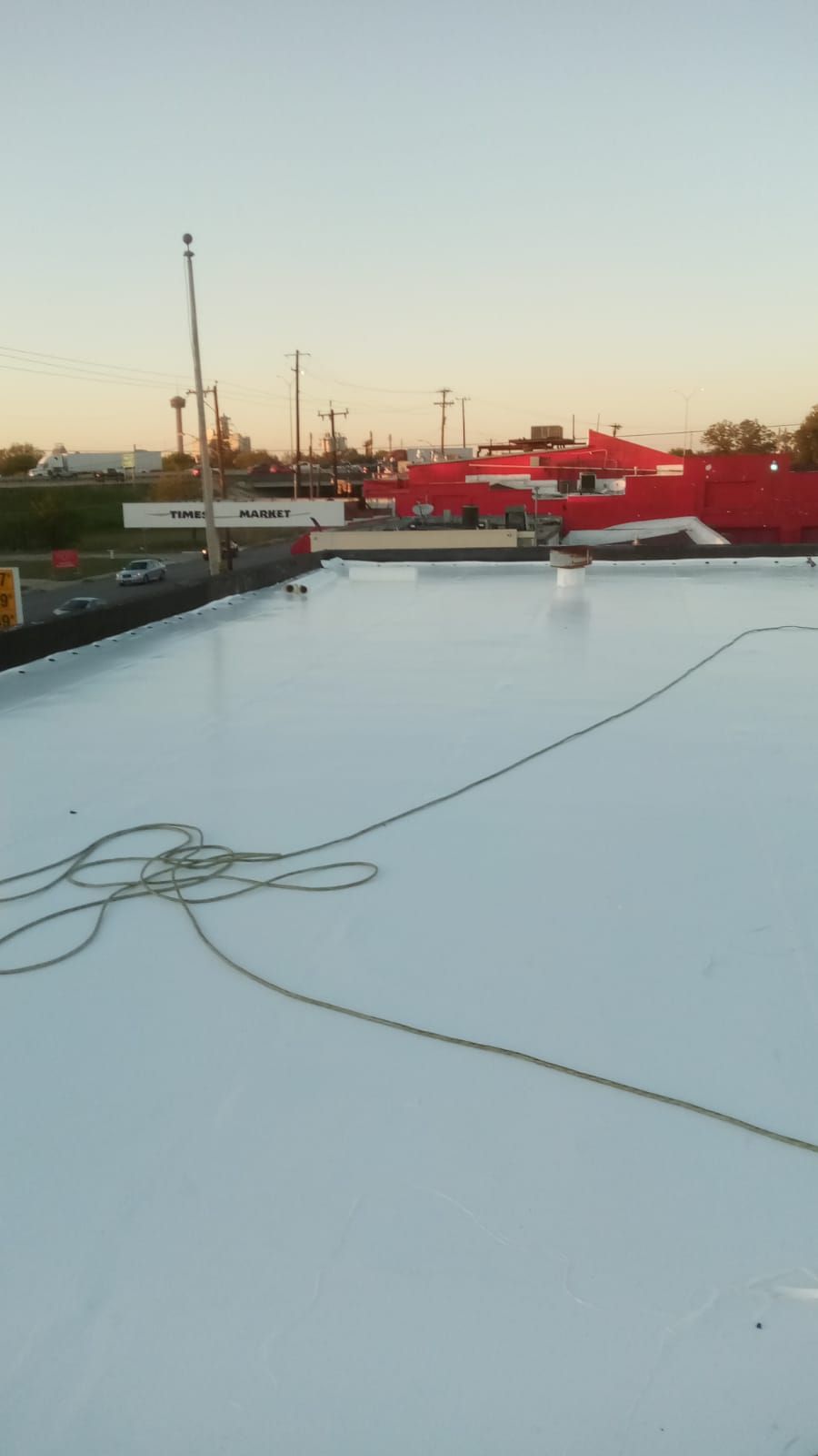 San Antonio Post Office Recover with a 20 year NDL warranty by Grell Roofing, LLC
