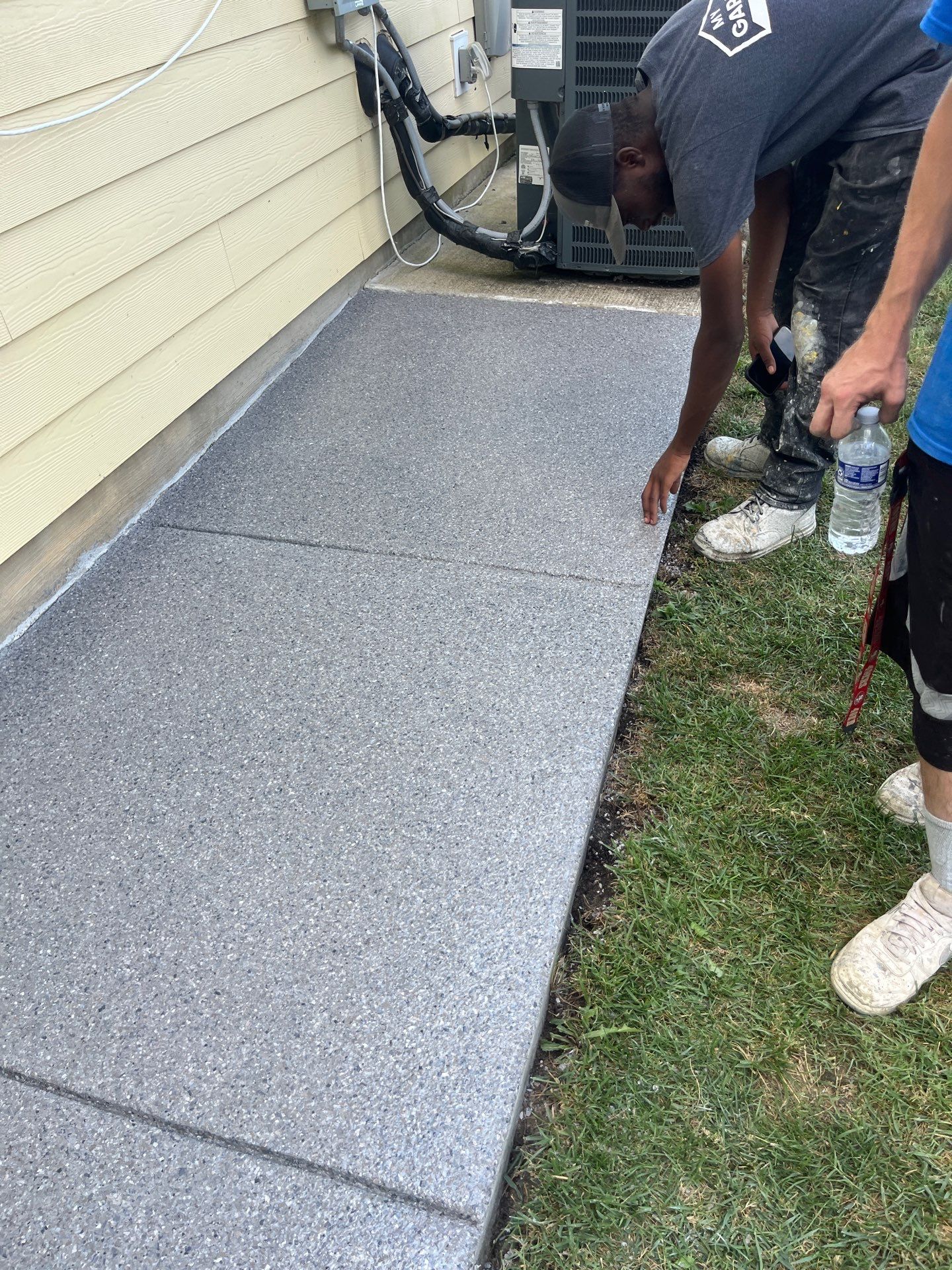 Patio Floor Coating using Briar by My Garage Floor Guys