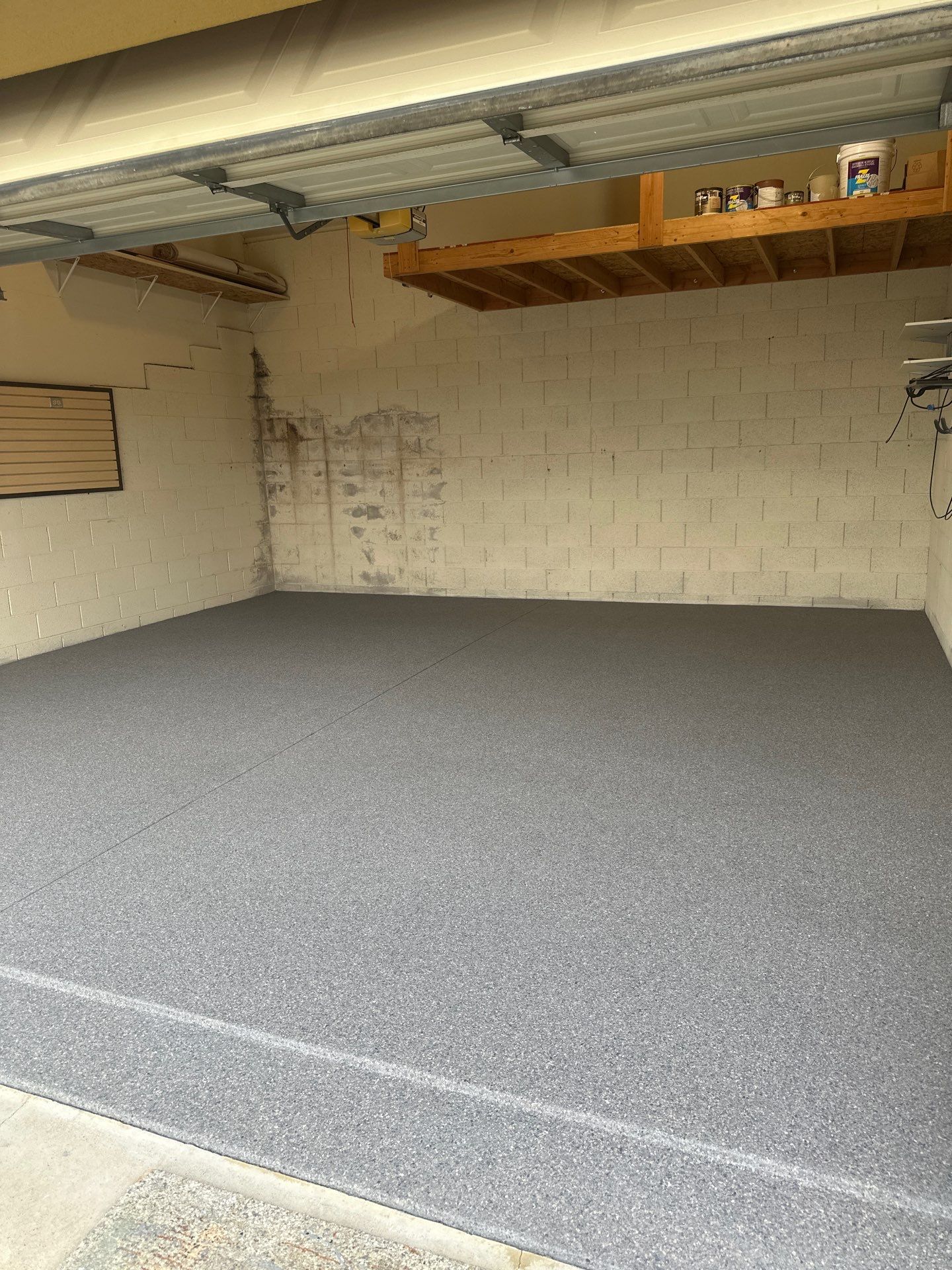 Polyurea Garage Floor Coating with Dolerite Chips in Morro Bay by MGP Coatings