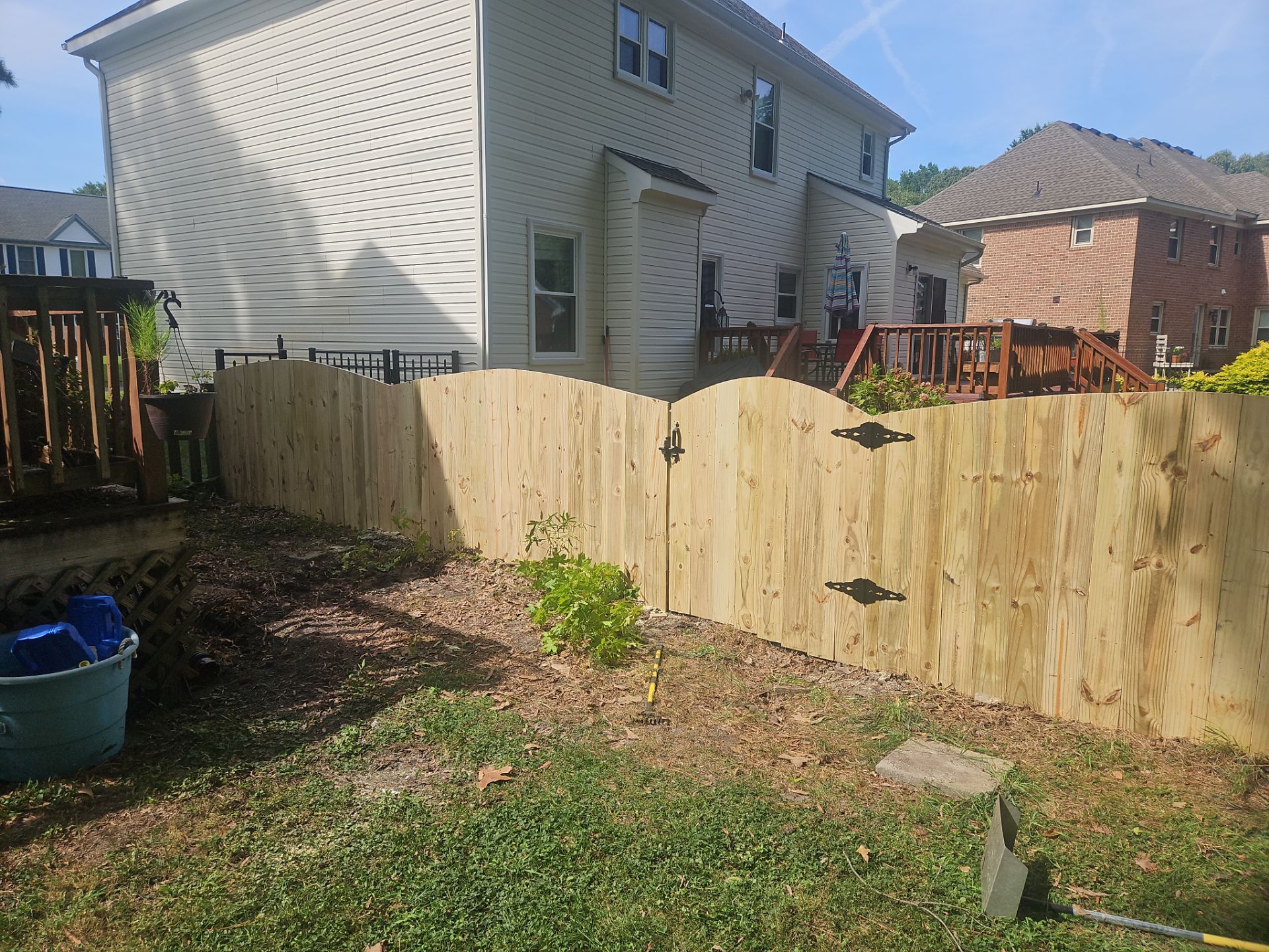Wood That Makes a Statement by Tidewater Fence