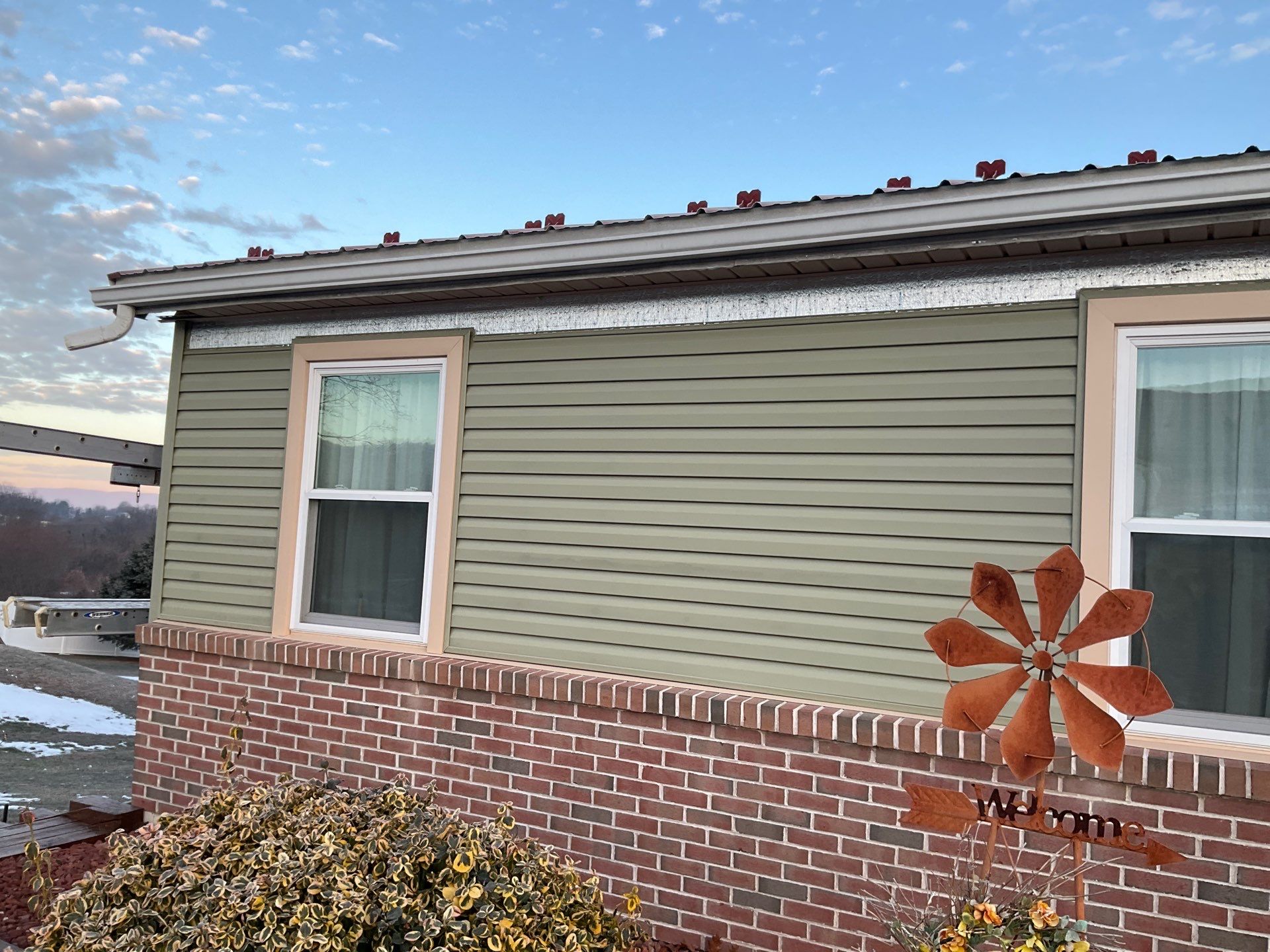 Vinyl Siding Replacement and Patio Door Installation in Elizabethville by Esh Builders