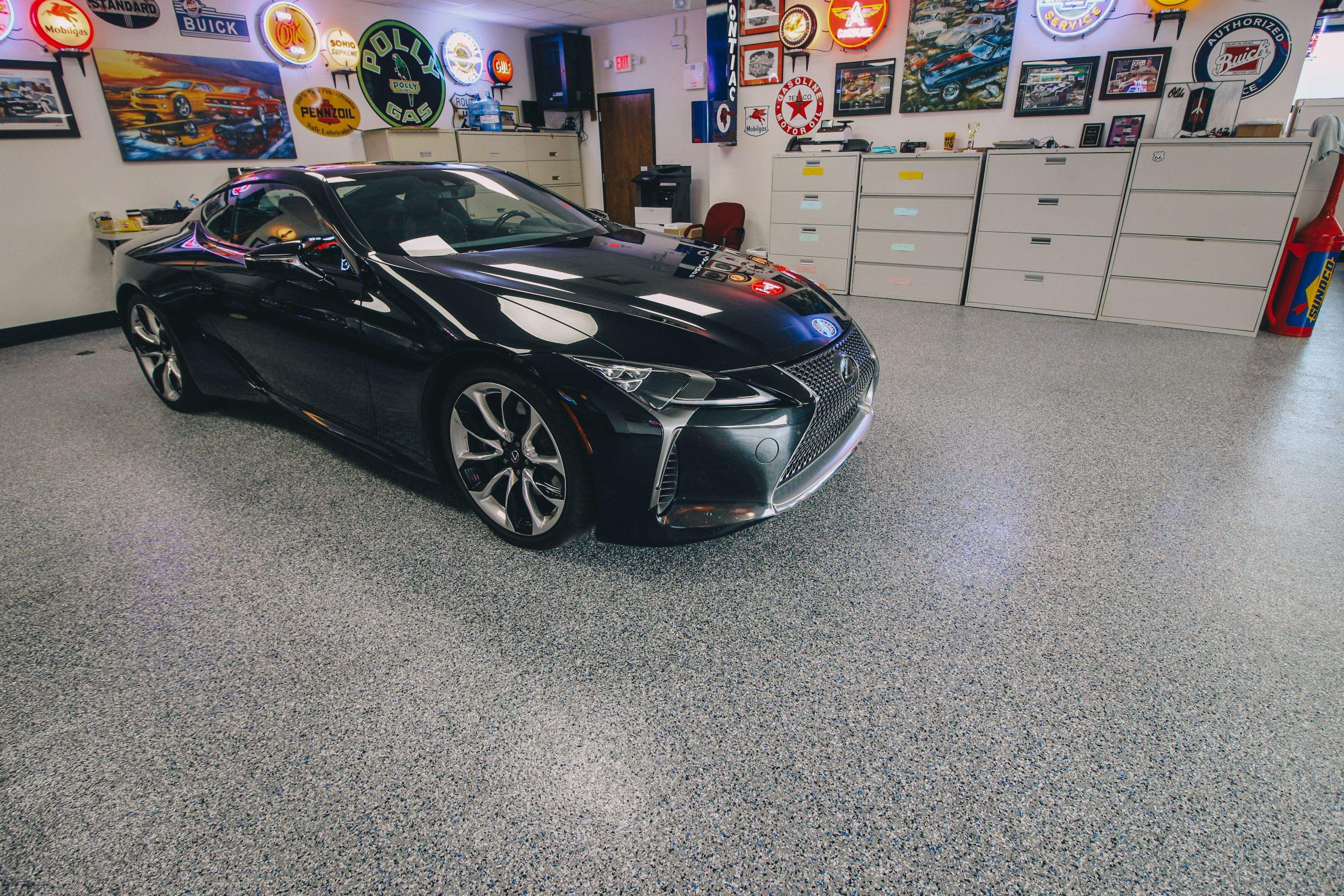Commercial Space using Galaxy Blue by Your1DayFloor.com