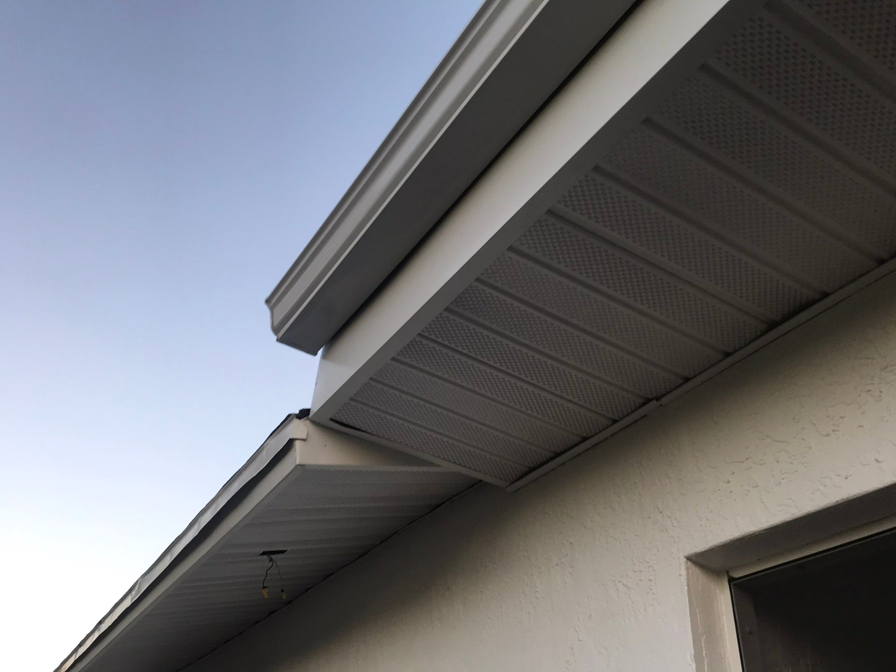 Soffit and Fascia Installation in Cape Coral FL by Gutter Professors