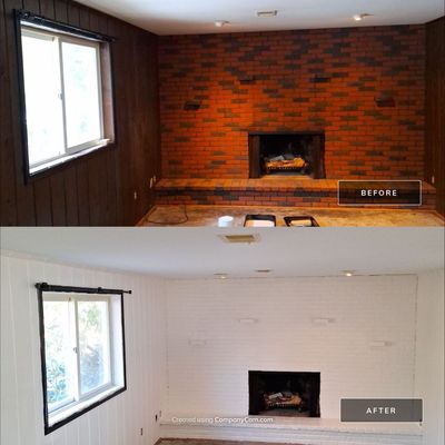Drywall repairs/ family room