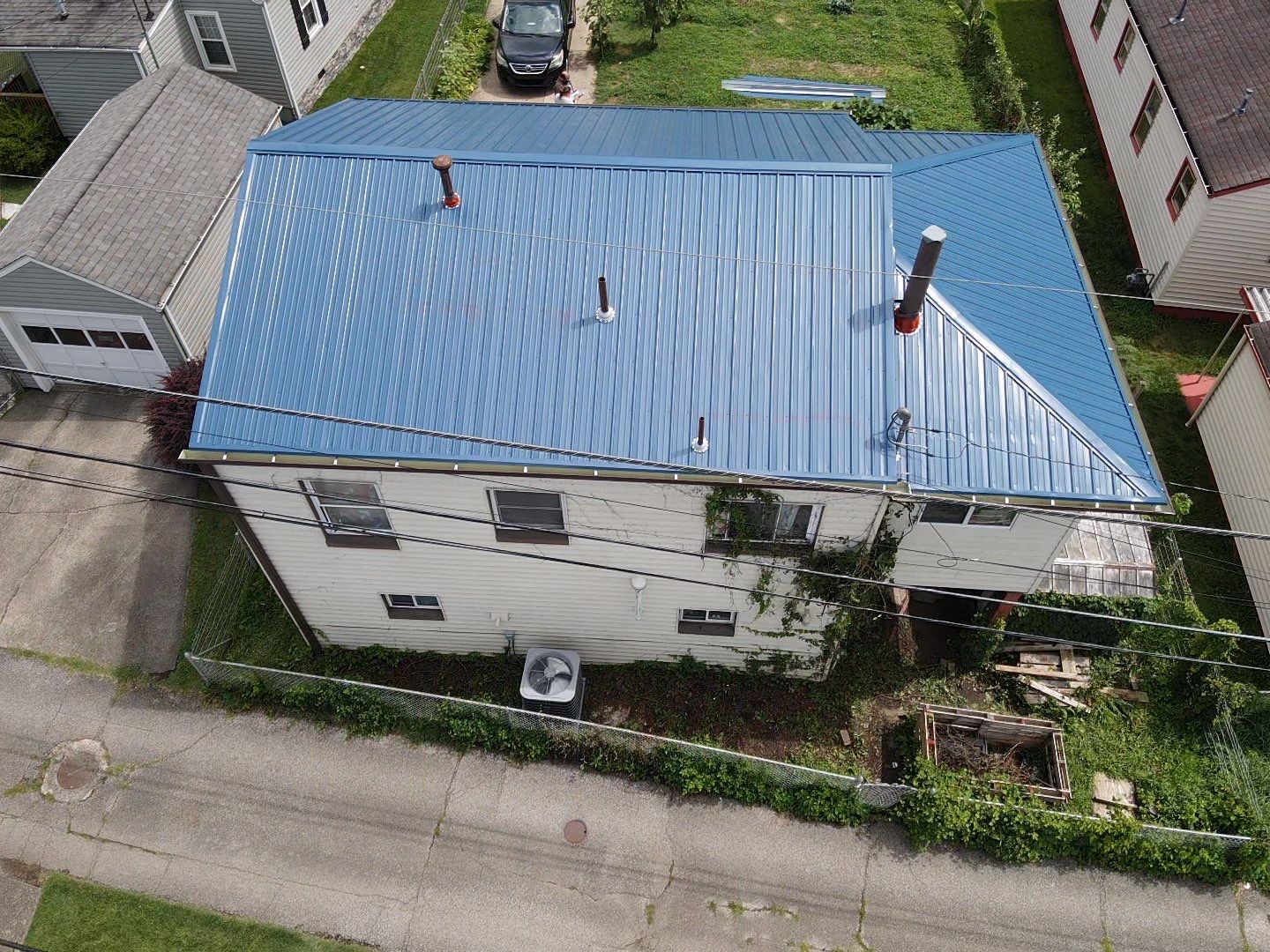 Residential Roofing Installation using Metal by Rainstoppers Roofing
