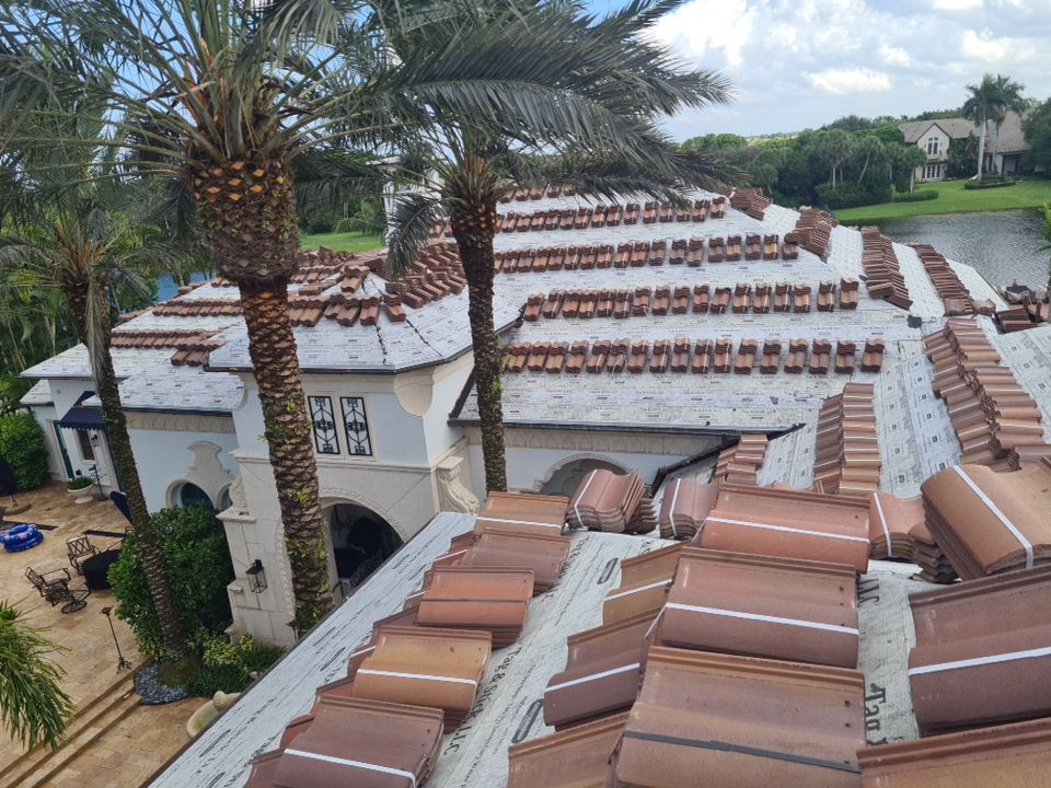 Residential Roofing Installation using Eagle Roofing Tile by BLUES BROTHERS ROOFING