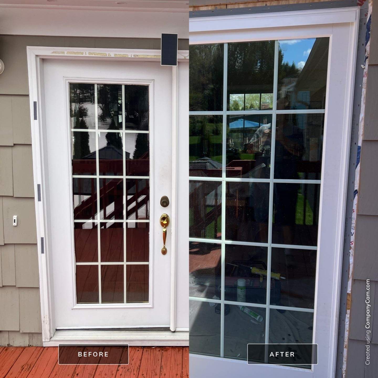 Sliding Glass Door Replacement by DiGiorgi Roofing and Siding Inc
