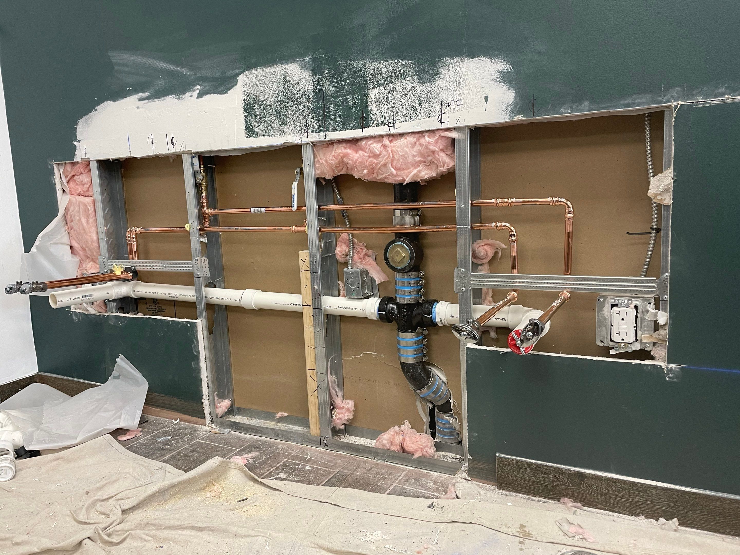 Hair Washing Sink Installation by Stake Plumbing and Heating