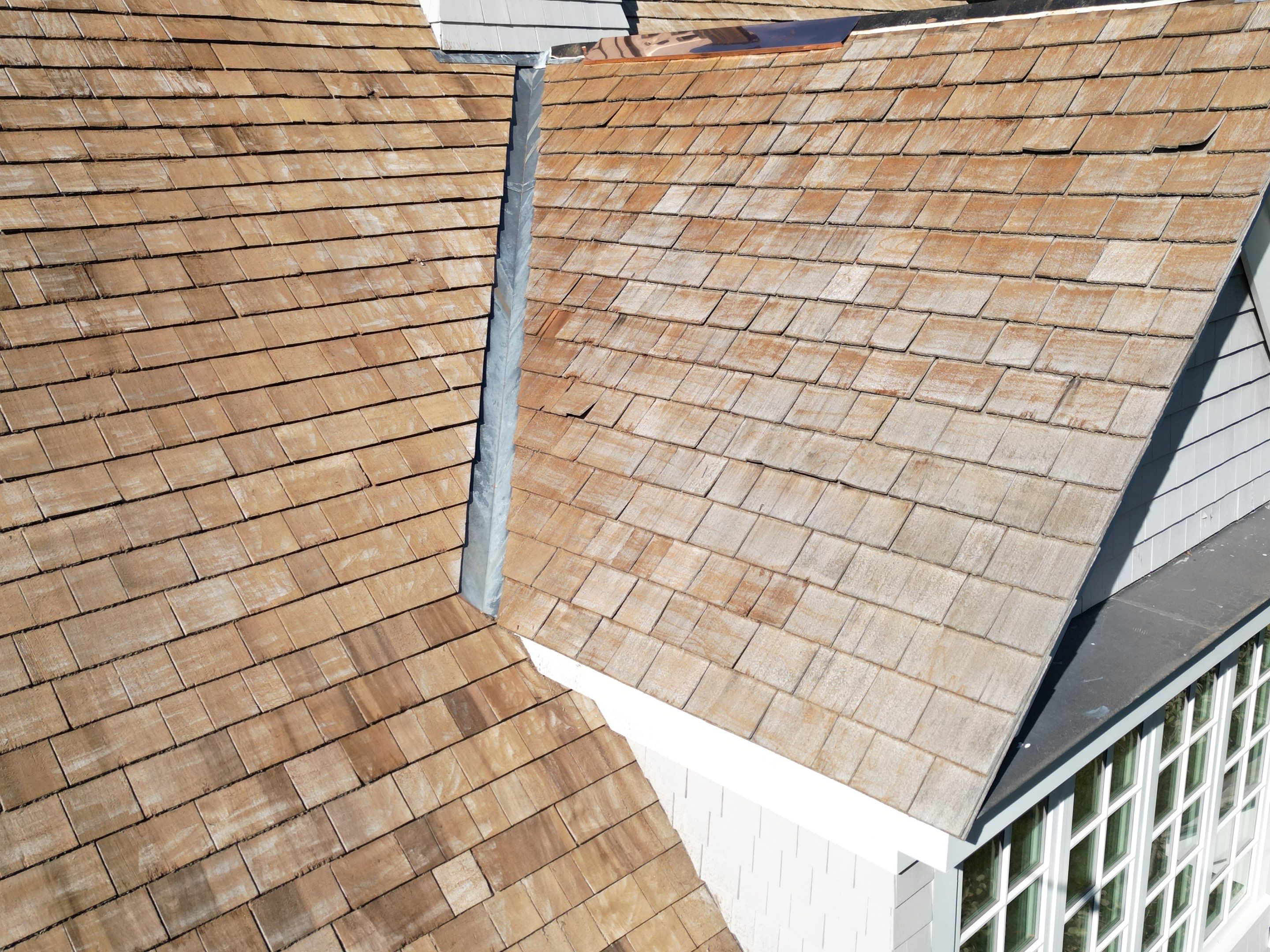 Cedar Shake Roof Restoration by Mighty Dog Roofing of Greater Middlesex County