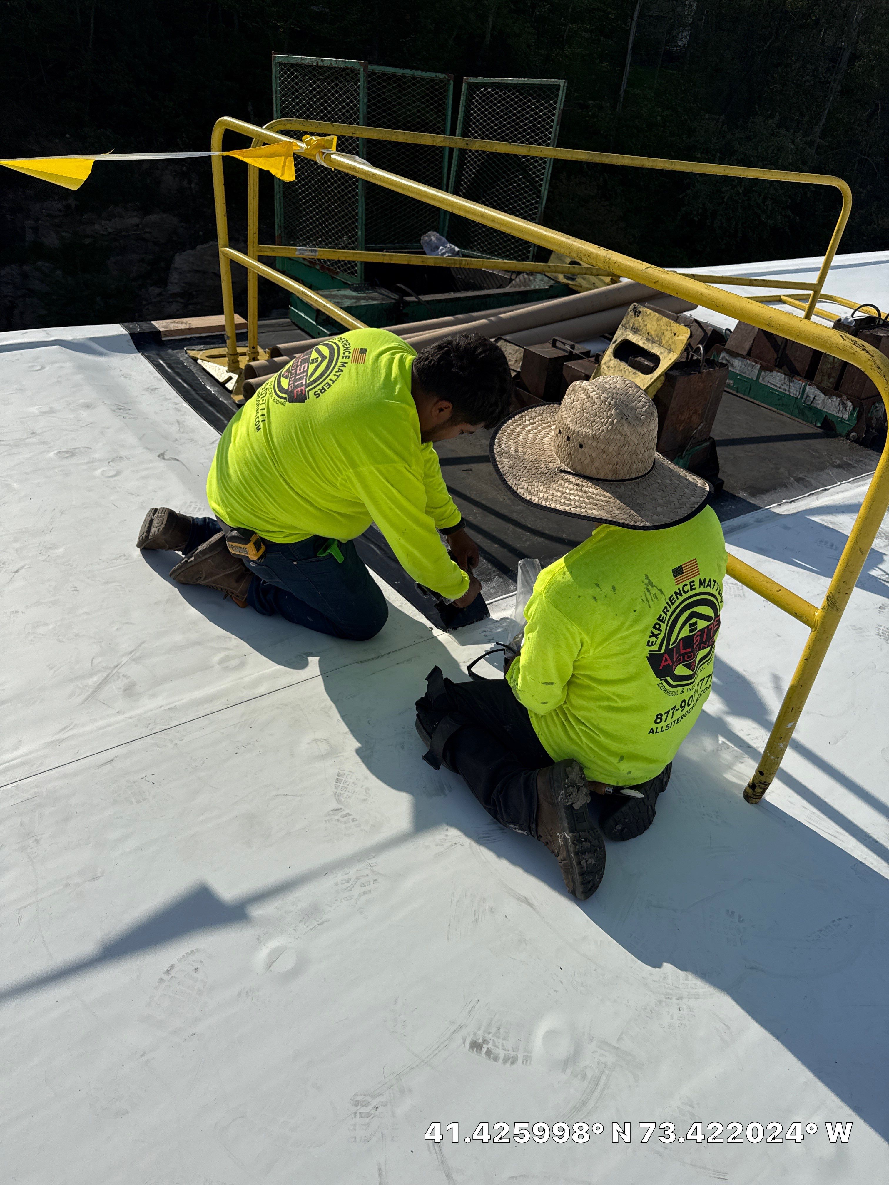 Commercial TPO Roof Replacement by All Site Roofing