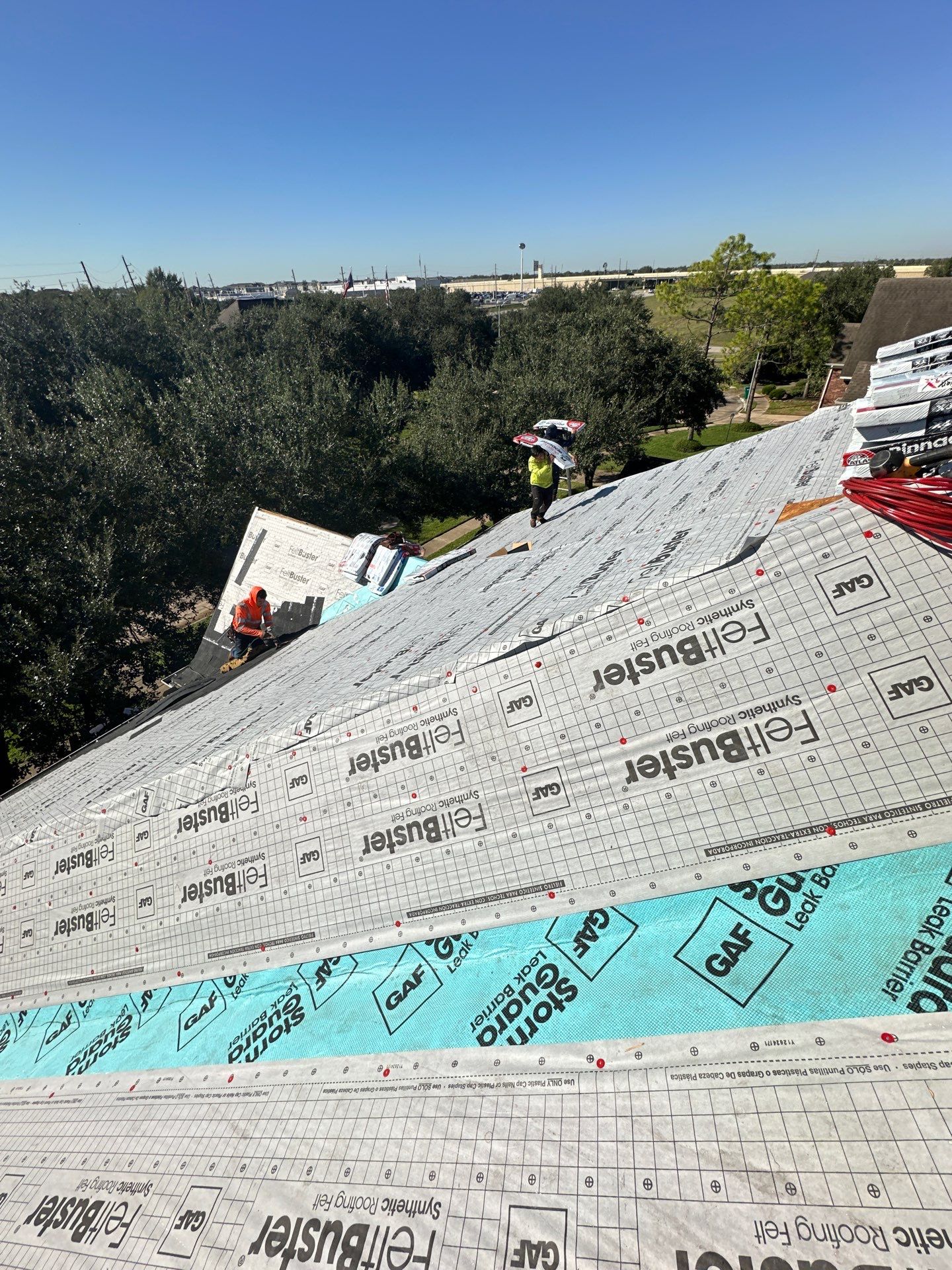 Project in Pearland by Motion Roofing