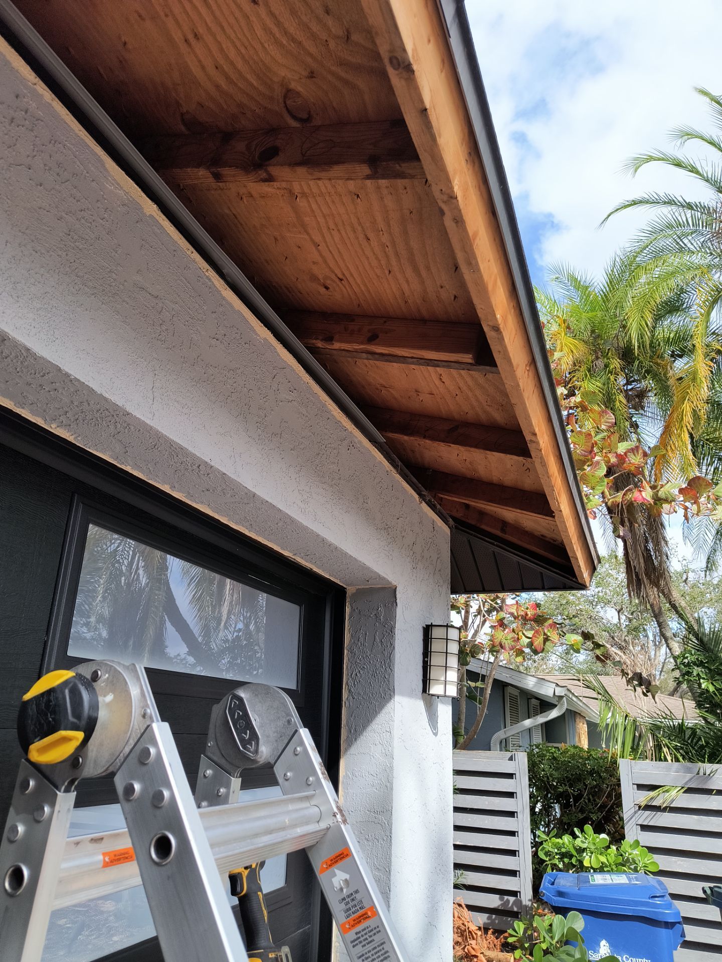 Gutter Repair Service in Sarasota FL - Black Soffit by Gutter Professors